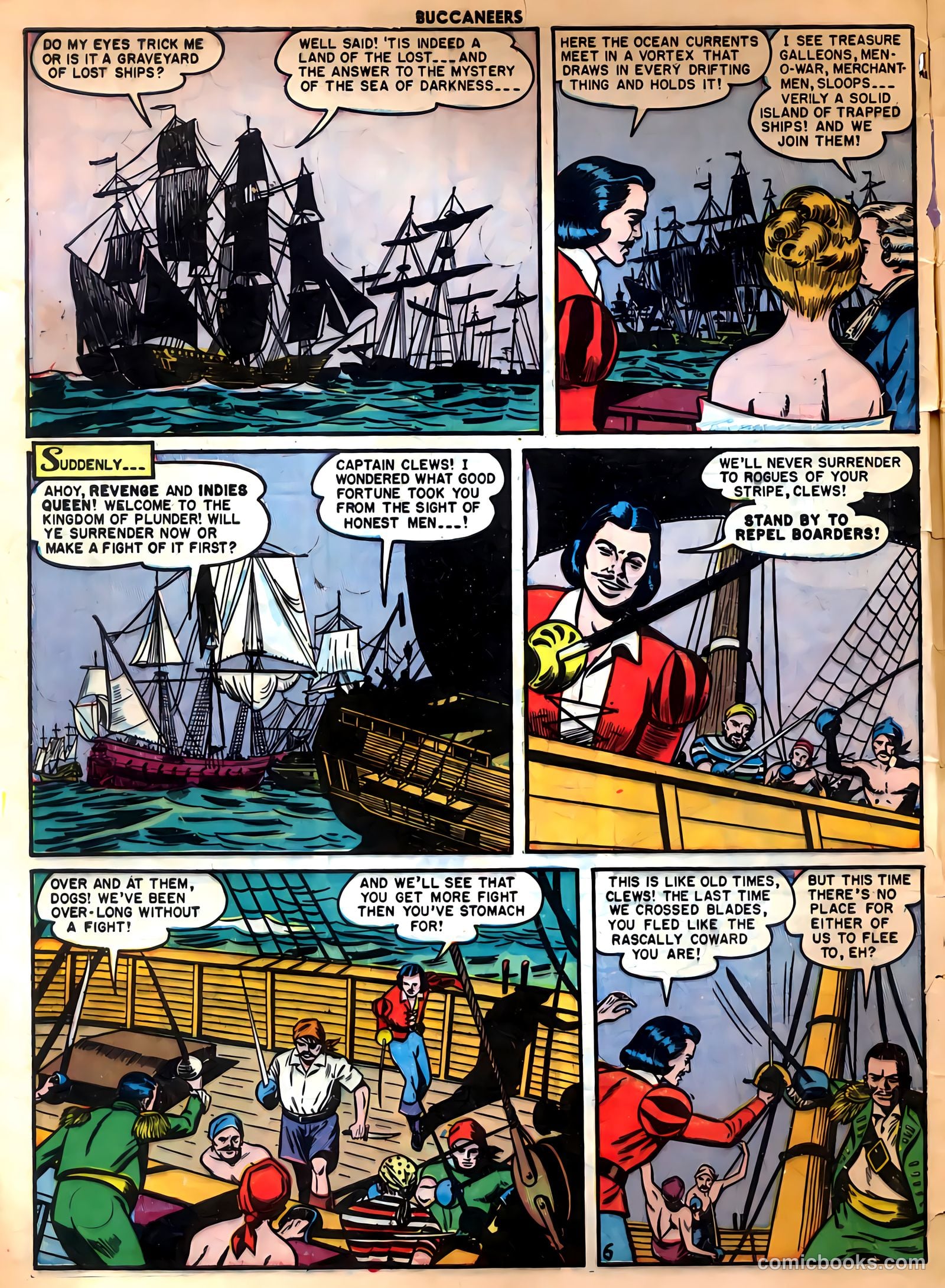 Buccaneers #25 (1951) — page 8 of 52