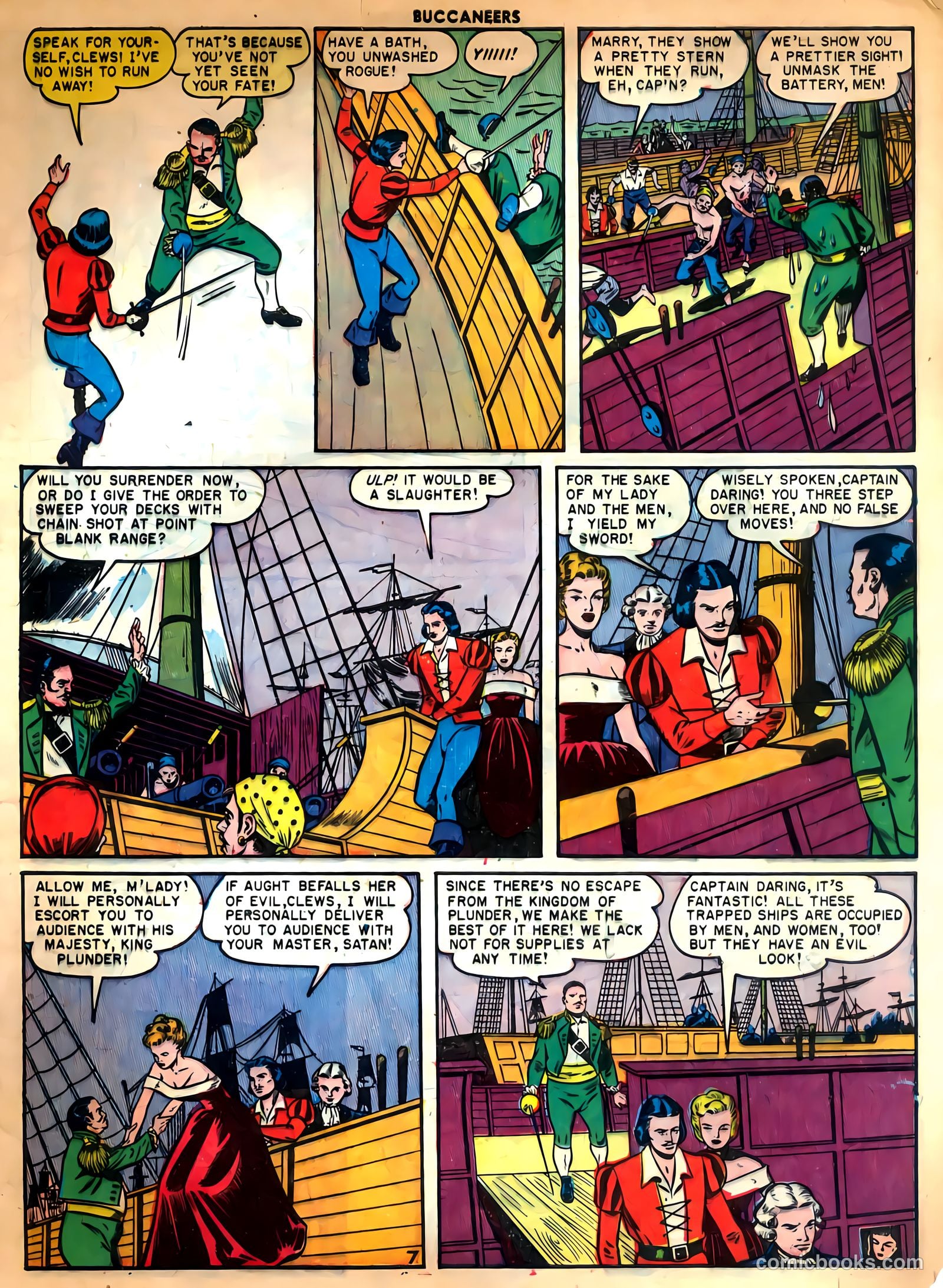 Buccaneers #25 (1951) — page 9 of 52