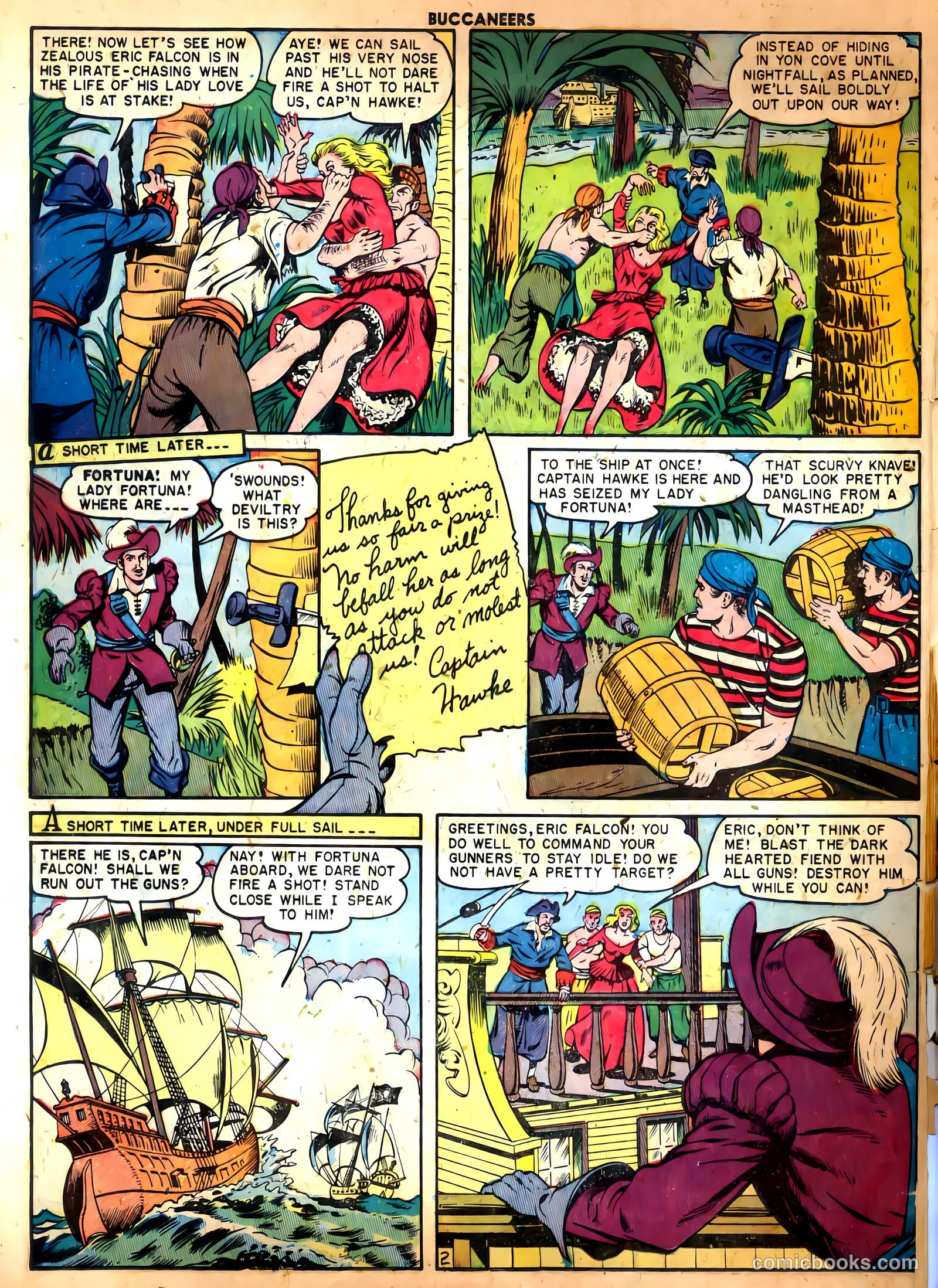Buccaneers #25 (1951) — page 38 of 52