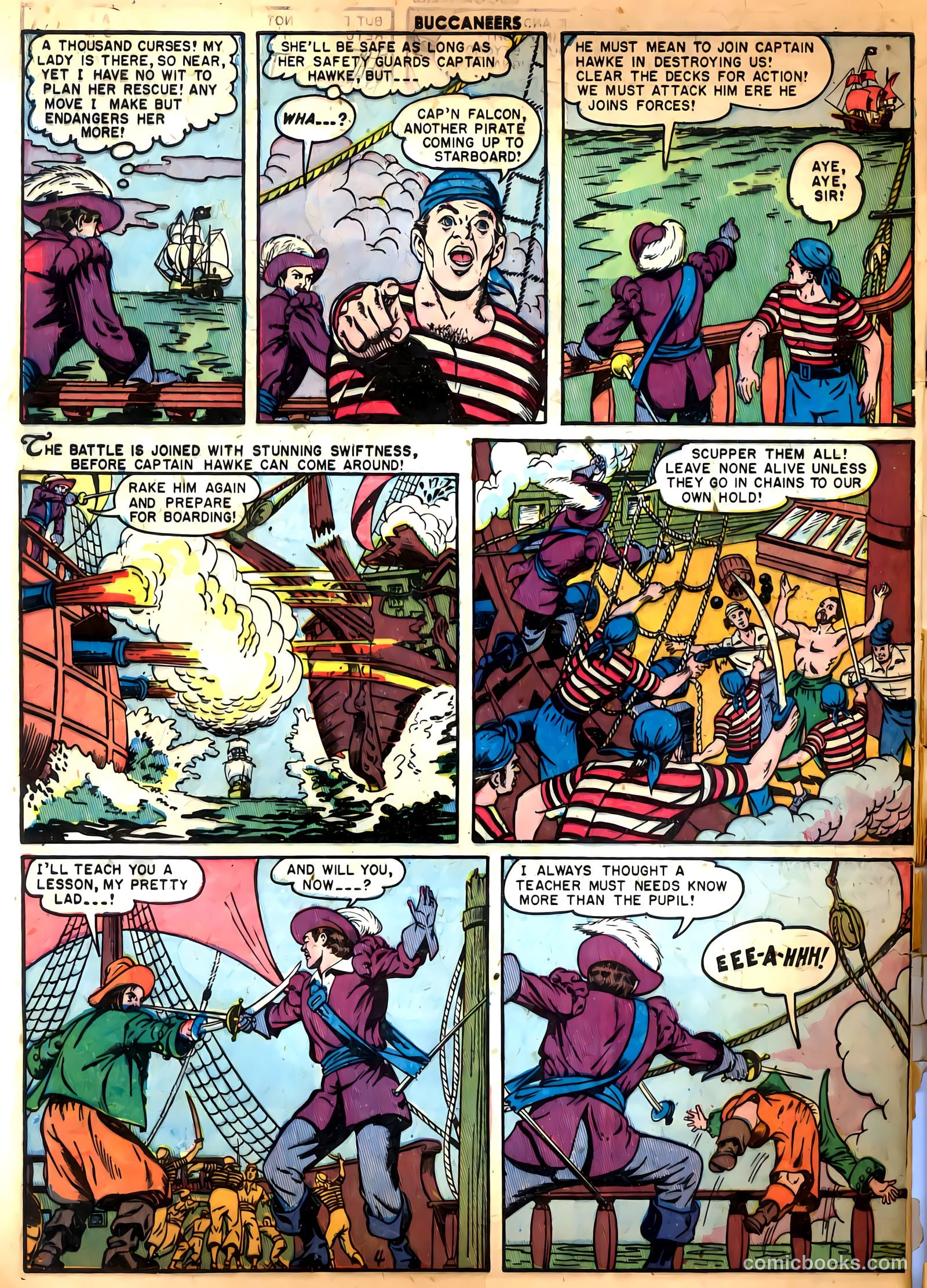 Buccaneers #25 (1951) — page 40 of 52