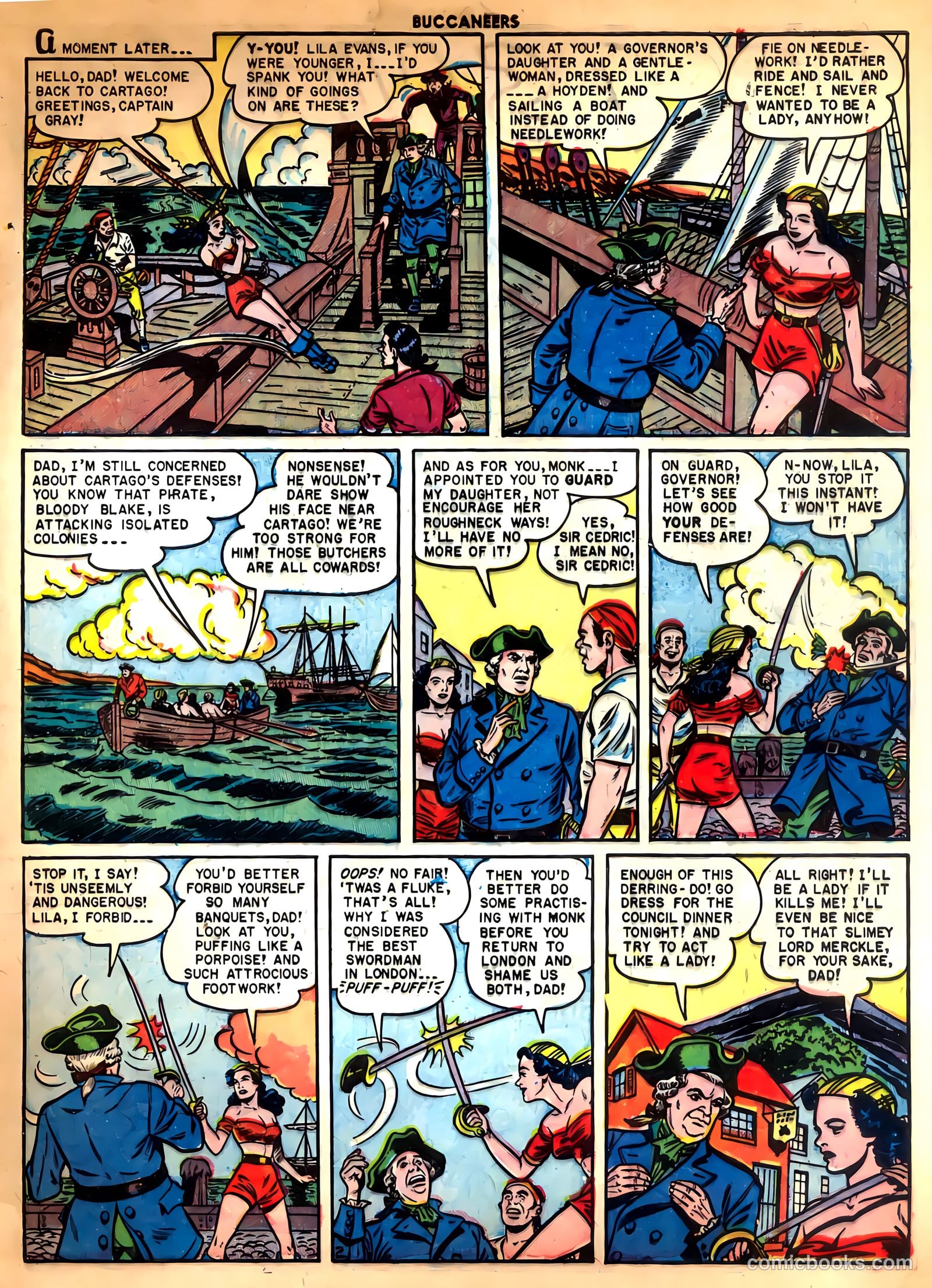 Buccaneers #25 (1951) — page 45 of 52