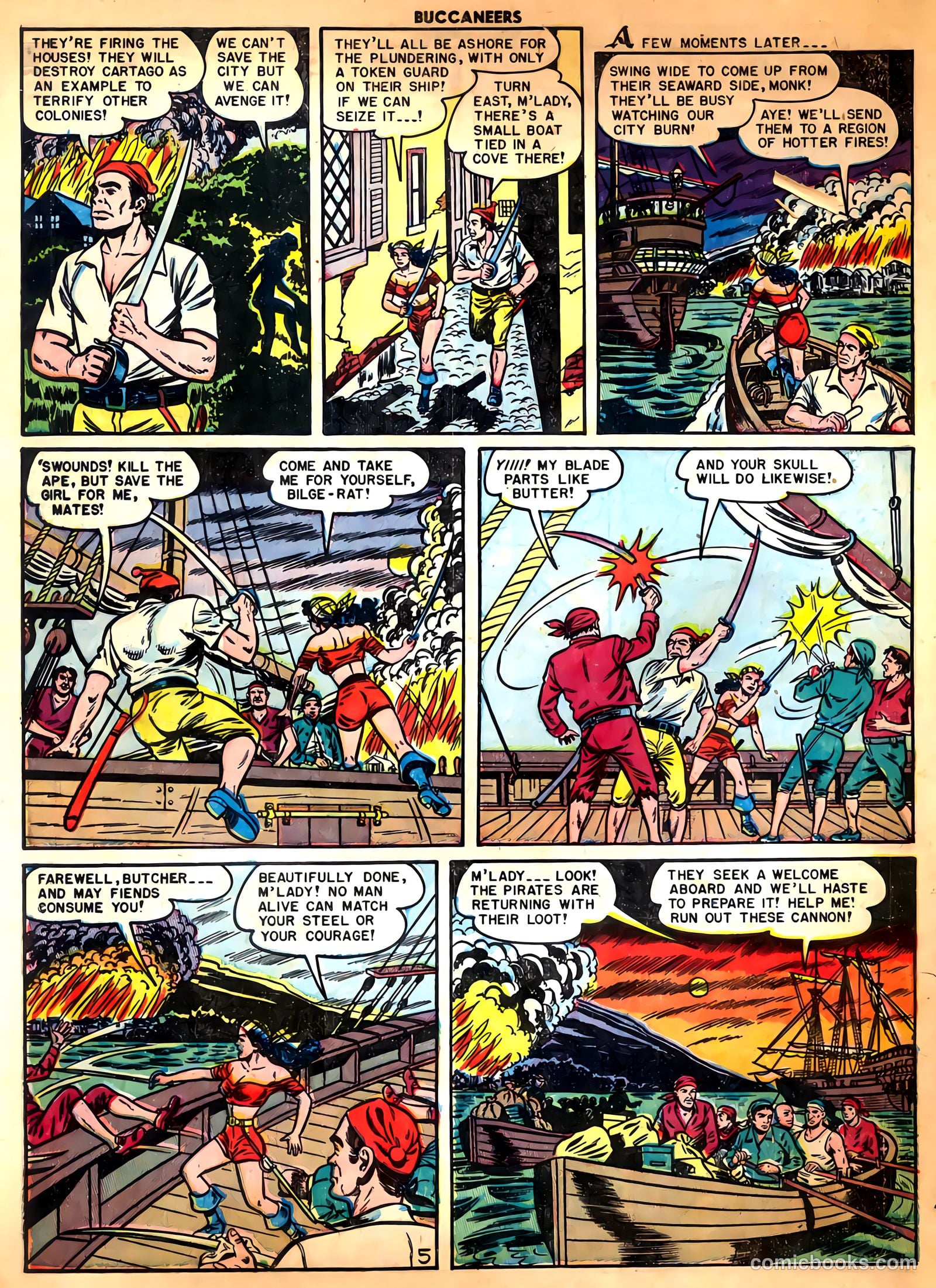 Buccaneers #25 (1951) — page 48 of 52