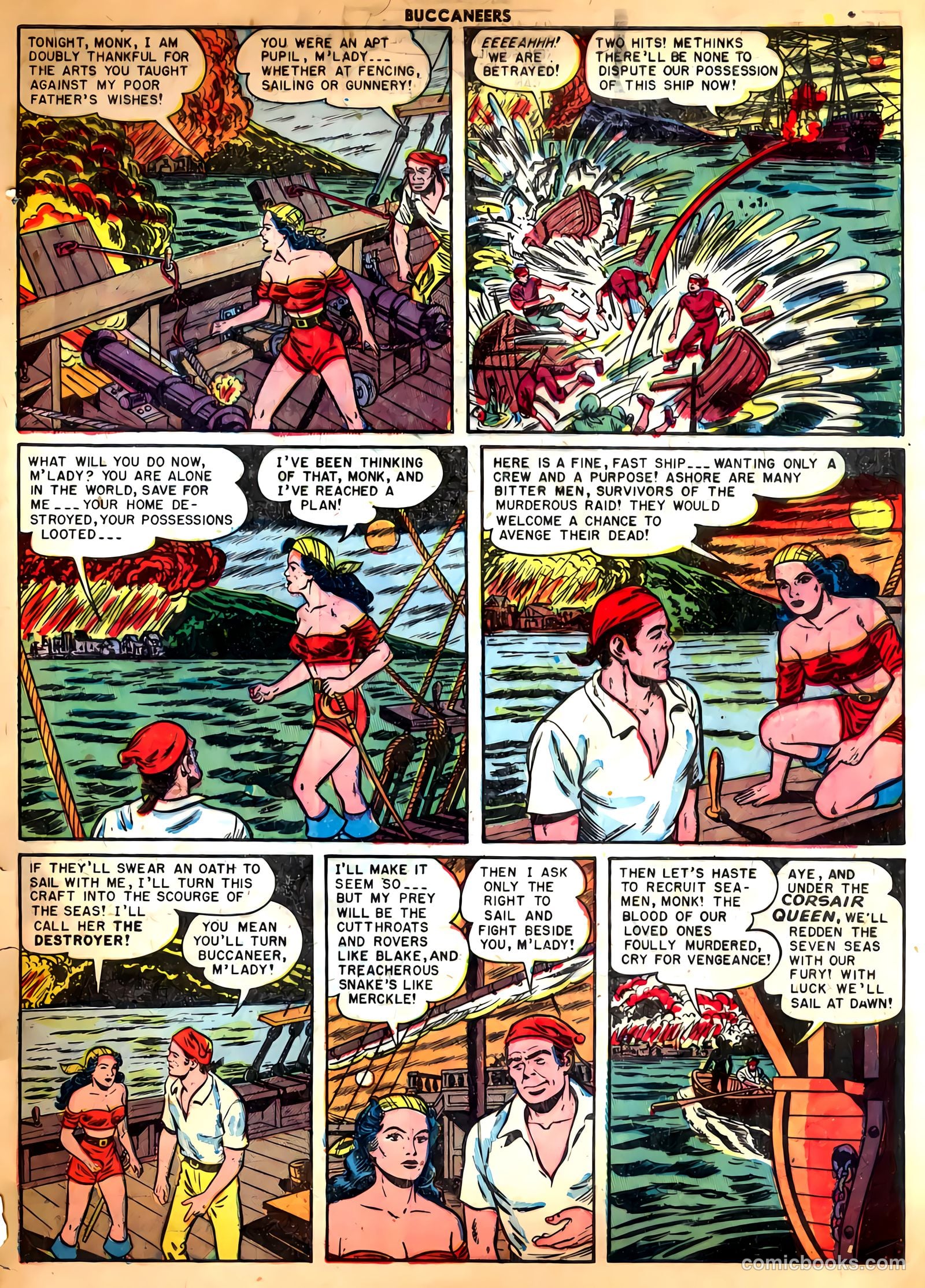 Buccaneers #25 (1951) — page 49 of 52