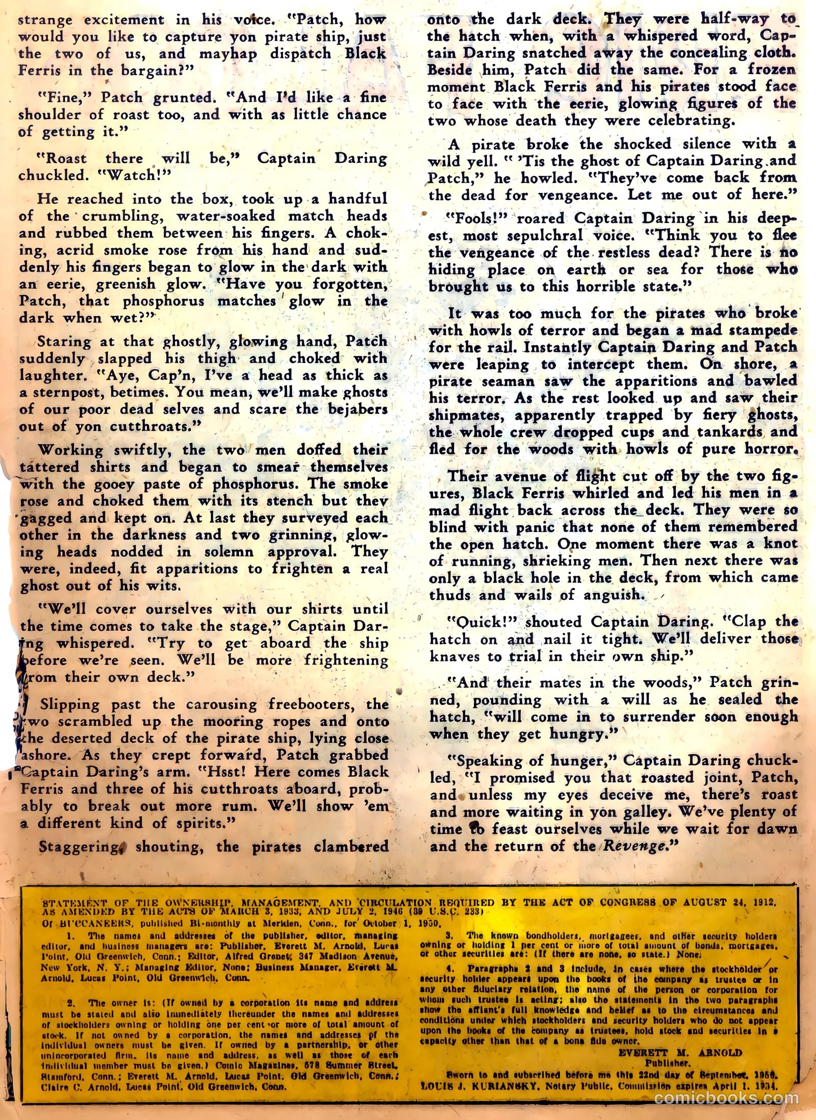 Buccaneers #26 (1951) — page 35 of 52