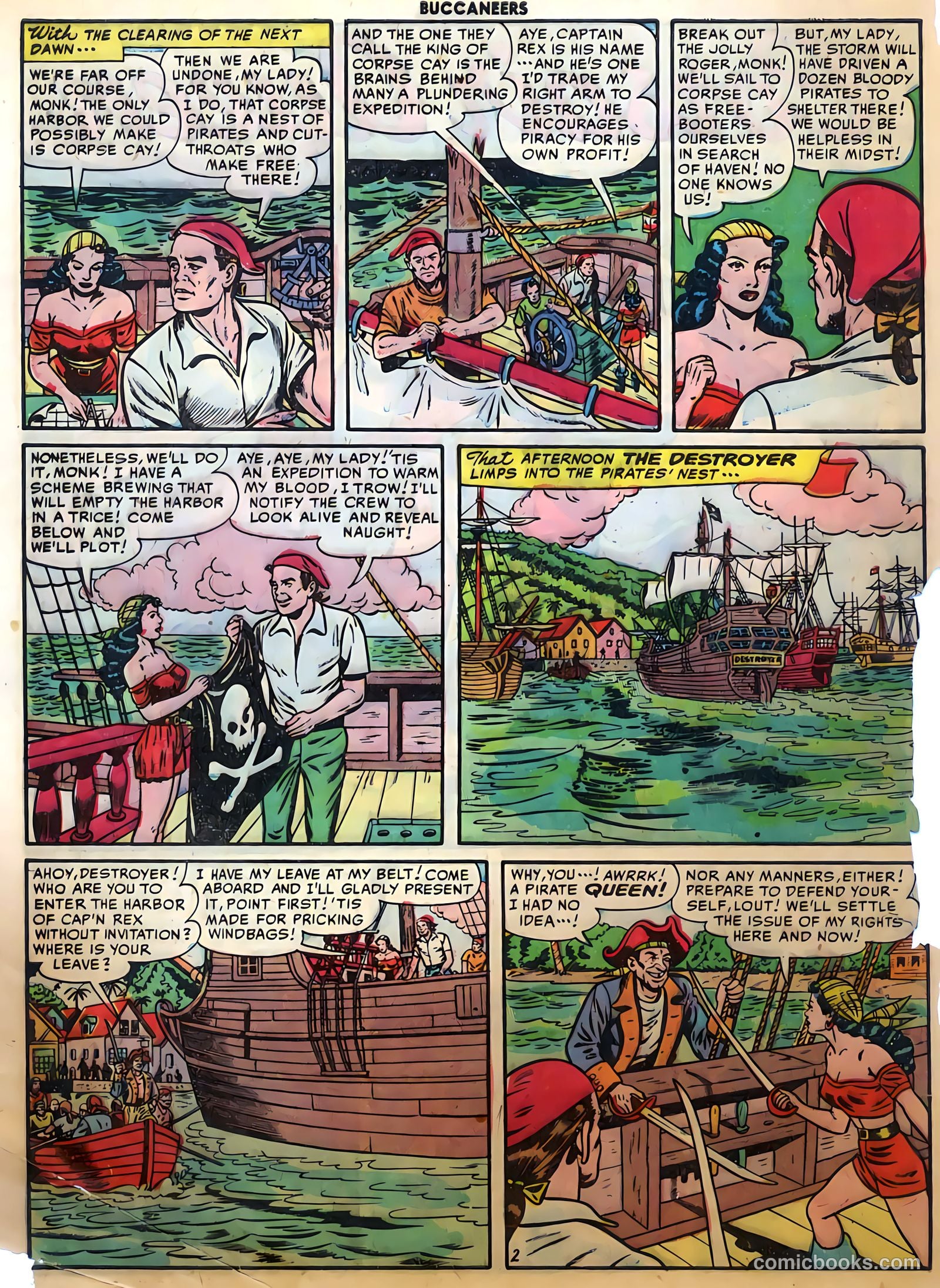 Buccaneers #26 (1951) — page 44 of 52
