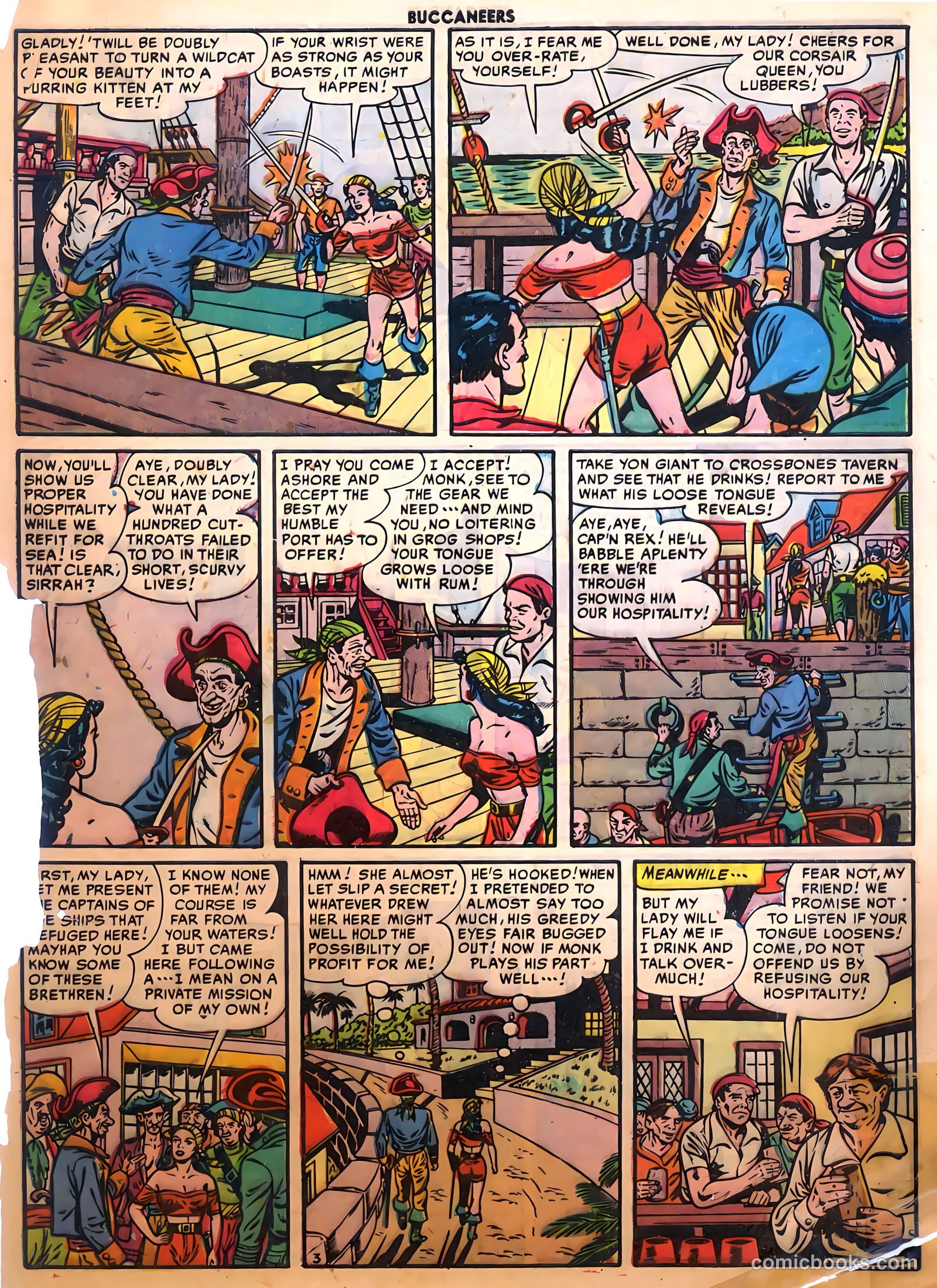 Buccaneers #26 (1951) — page 45 of 52