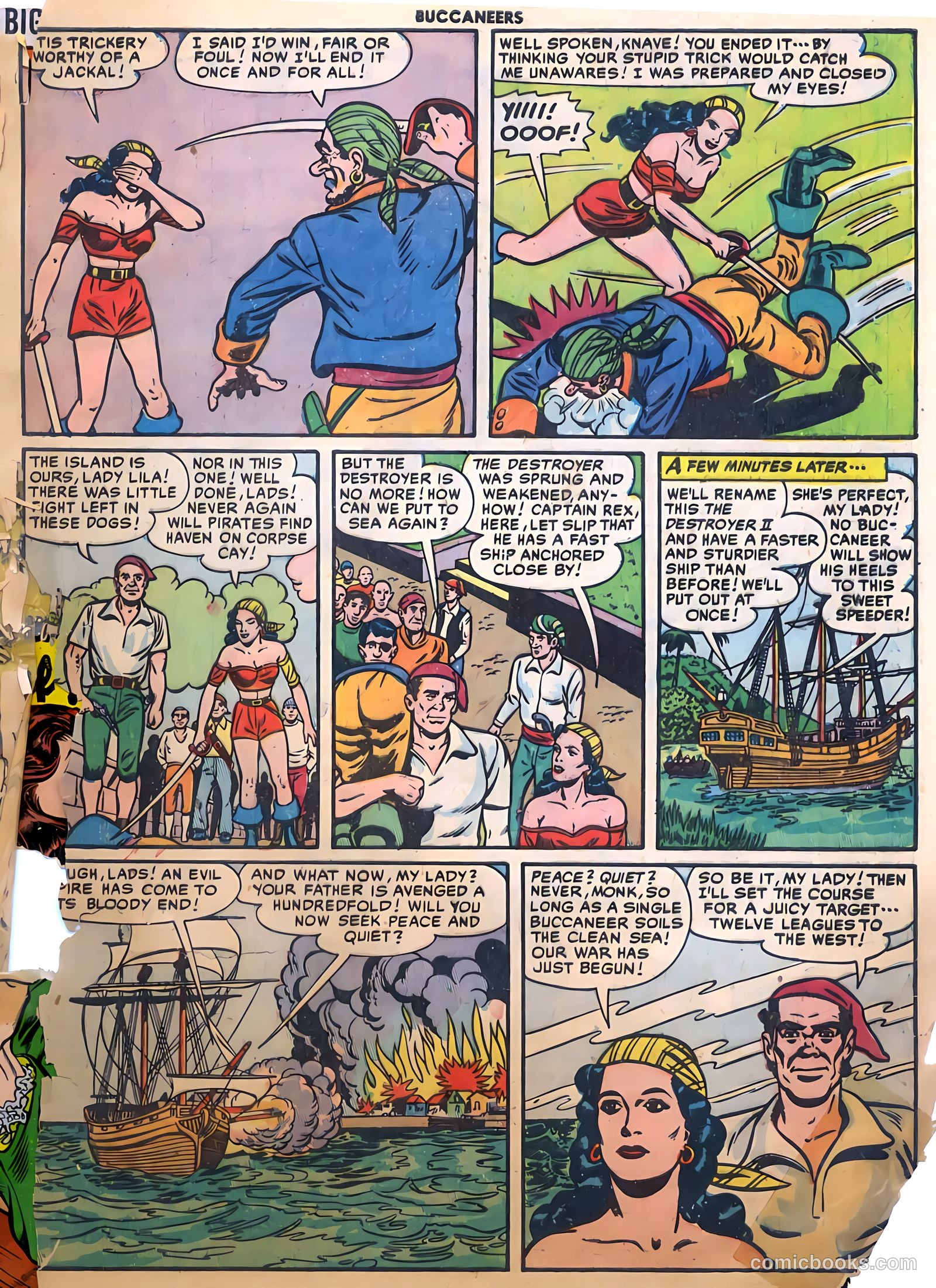 Buccaneers #26 (1951) — page 49 of 52