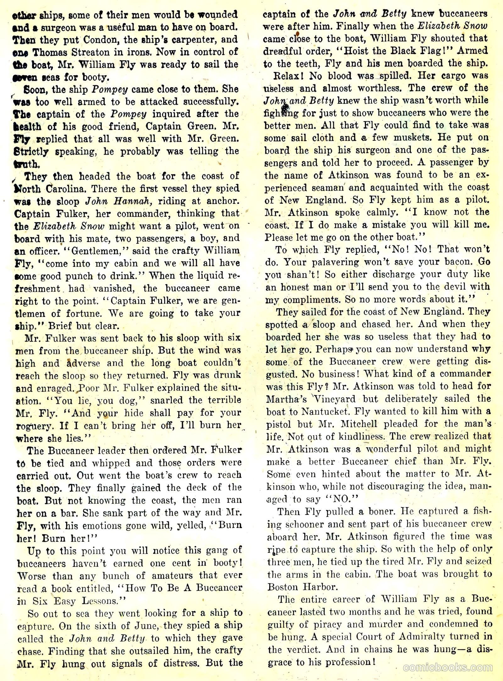 Buccaneers #27 (1951) — page 34 of 52