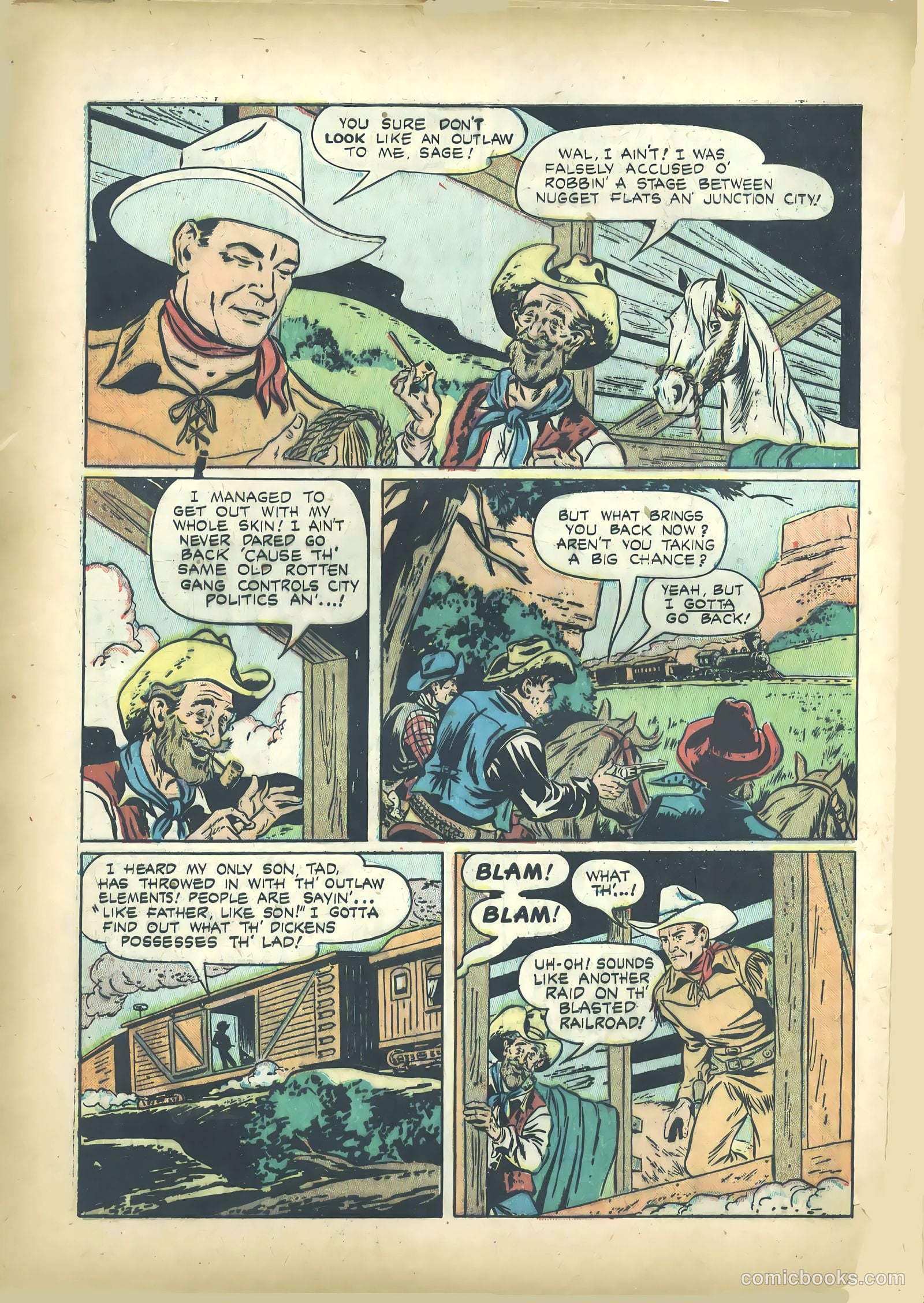 Buck Jones #1 (1950) — page 6 of 52