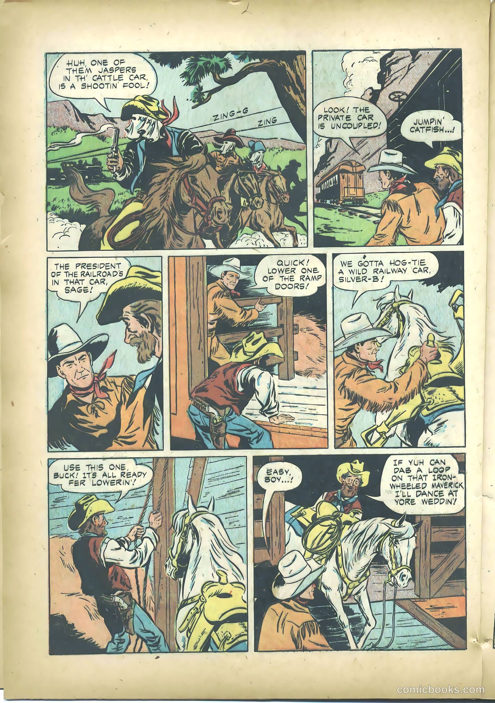 Buck Jones #1 (1950) — page 8 of 52