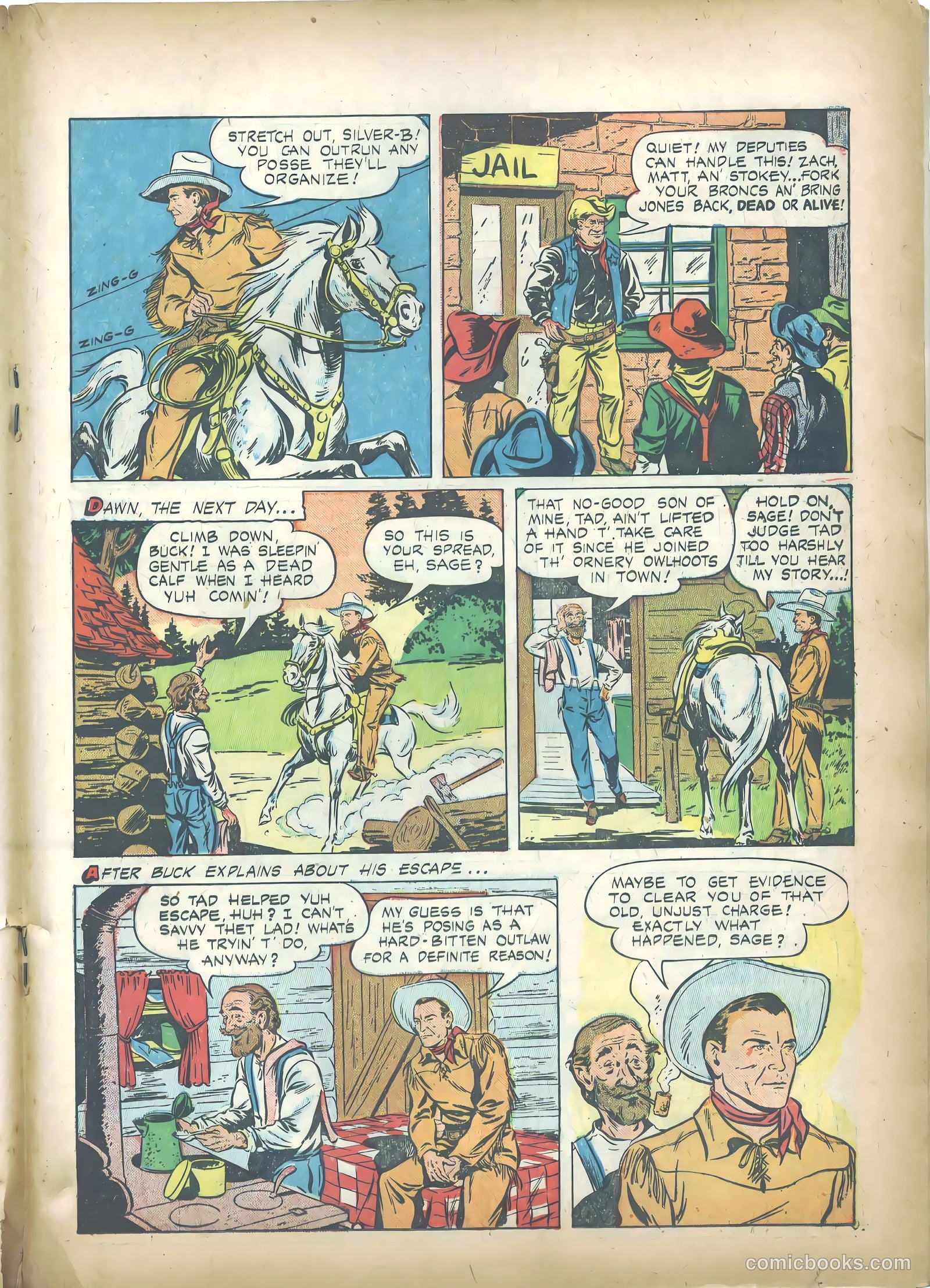 Buck Jones #1 (1950) — page 27 of 52