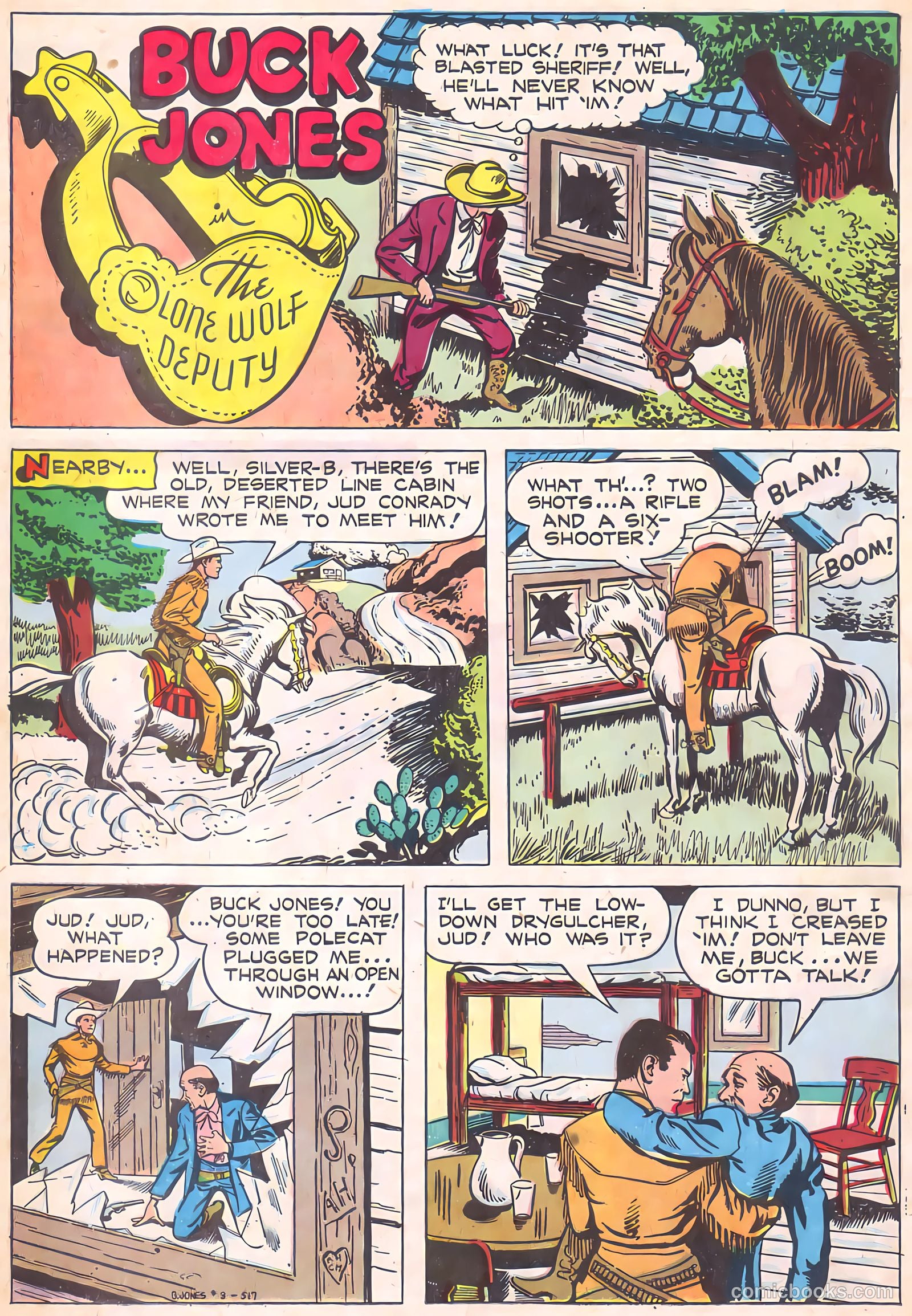 Buck Jones #3 (1951) — page 3 of 36