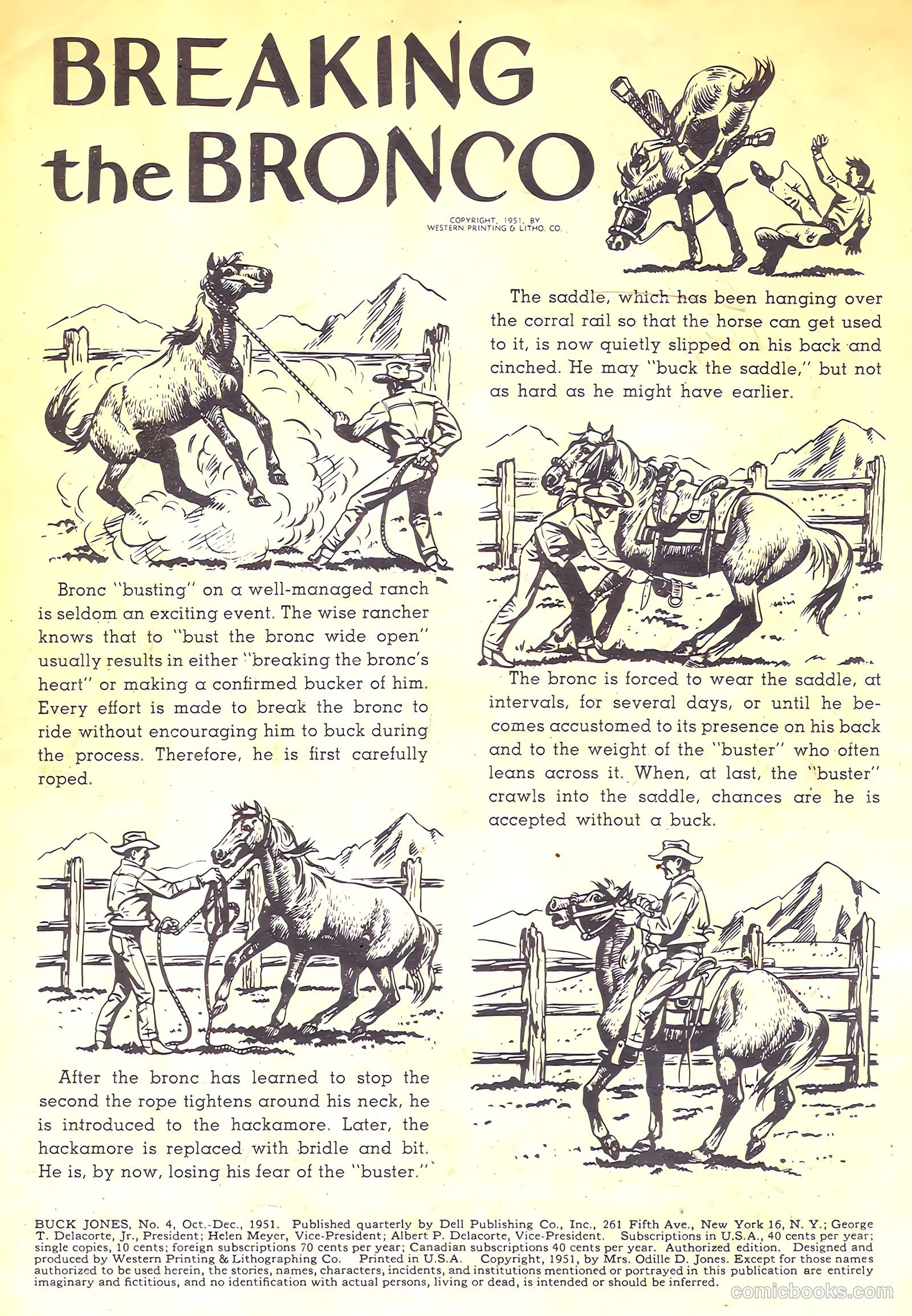 Buck Jones #4 (1951) — page 2 of 36