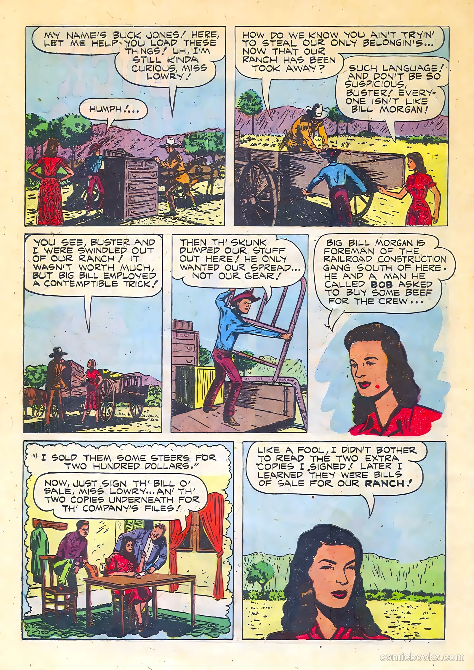Buck Jones #4 (1951) — page 28 of 36