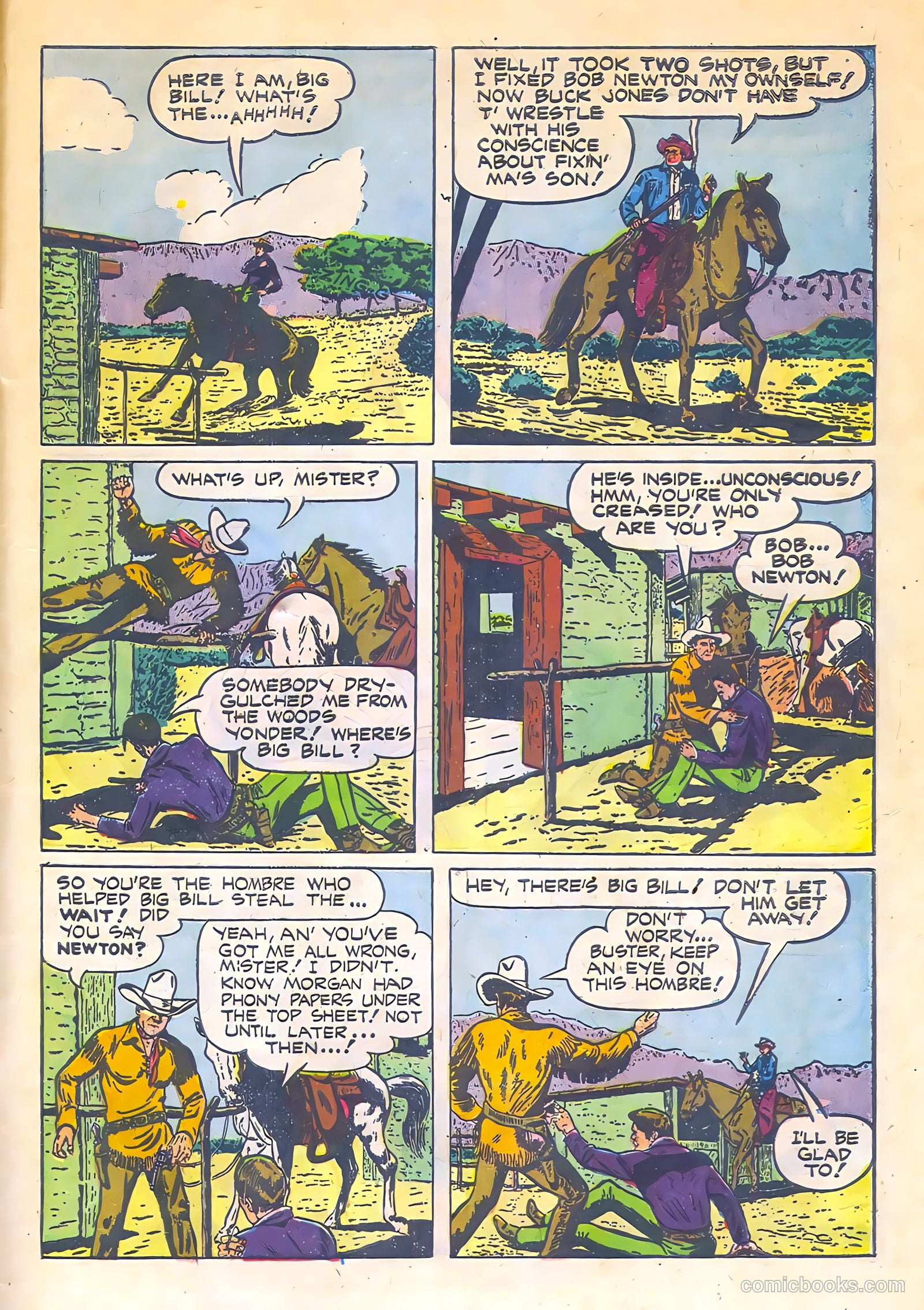 Buck Jones #4 (1951) — page 33 of 36