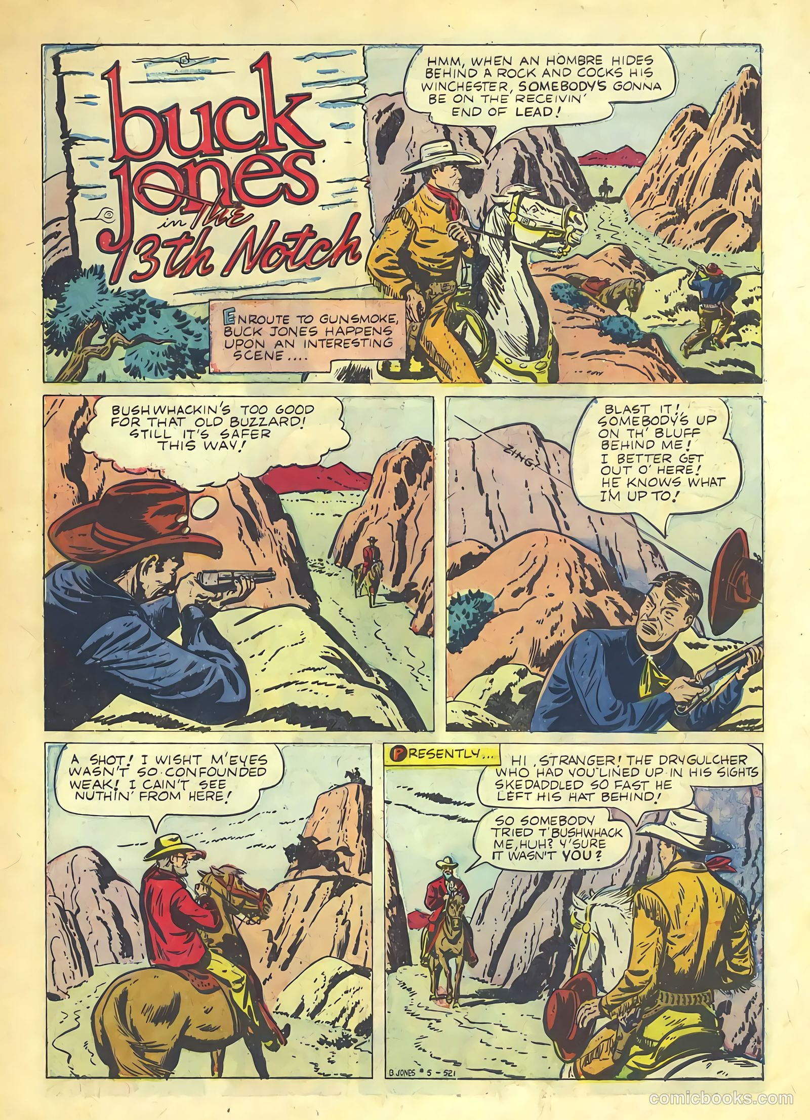 Buck Jones #5 (1952) — page 3 of 36