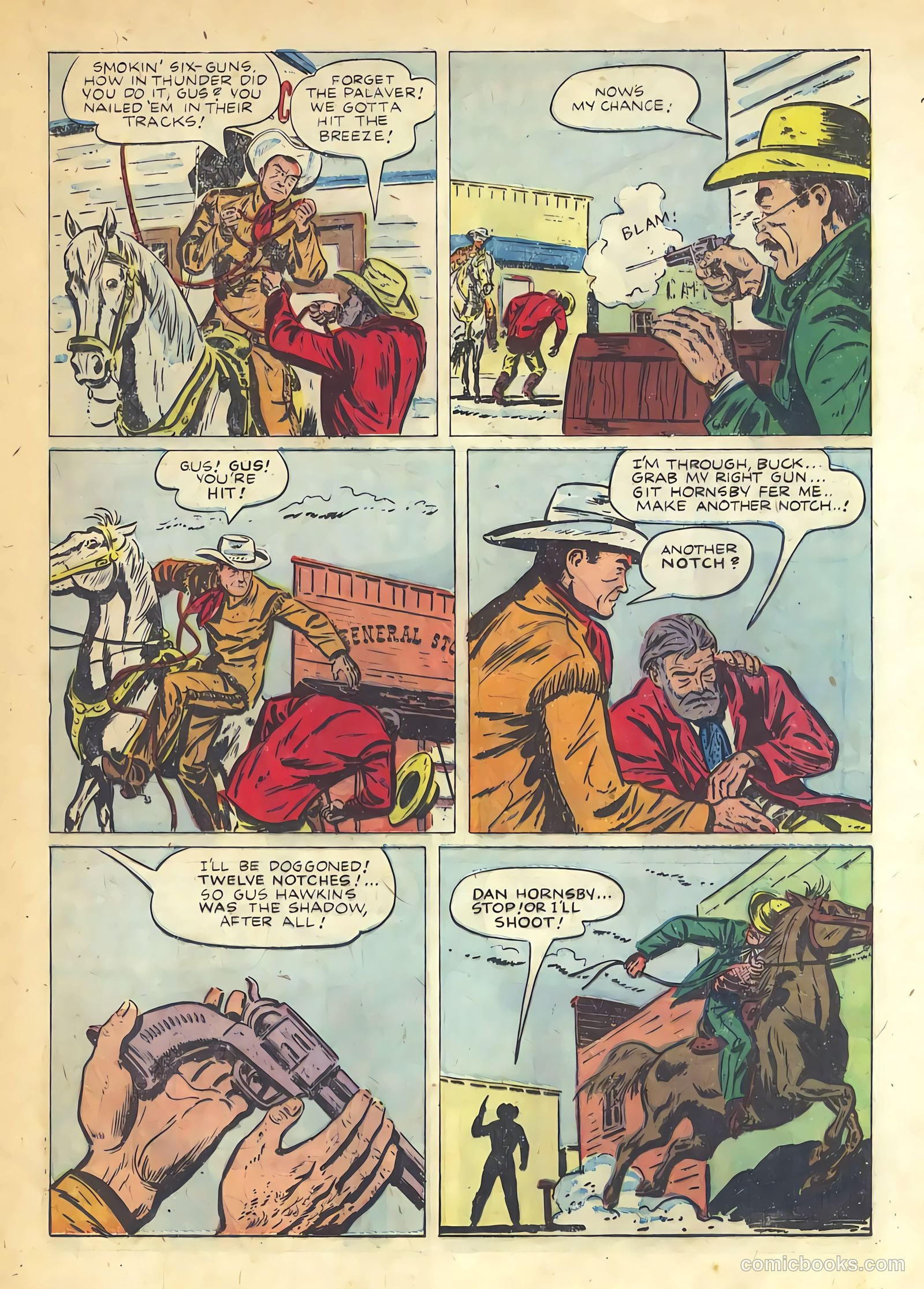 Buck Jones #5 (1952) — page 25 of 36
