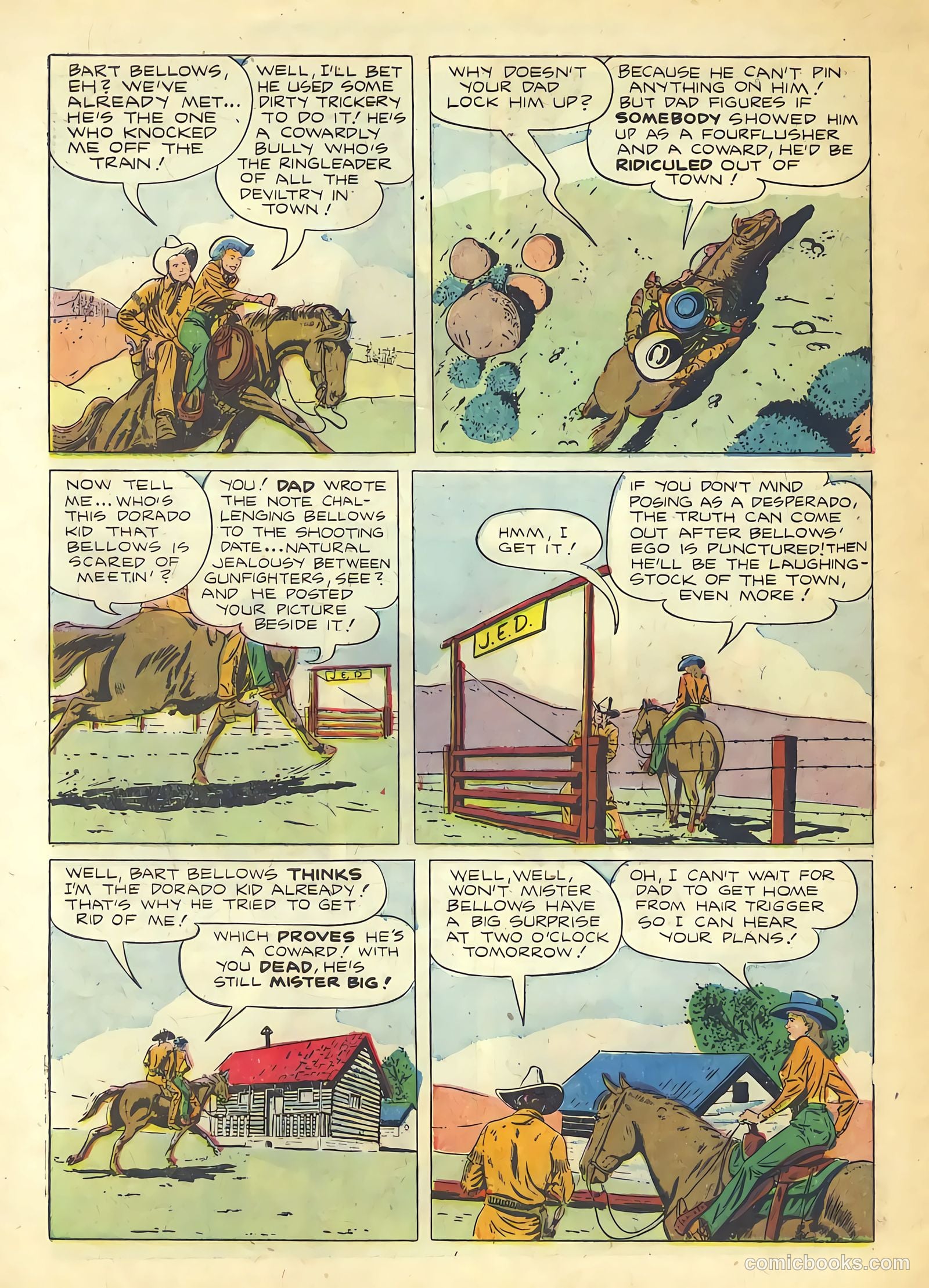 Buck Jones #5 (1952) — page 30 of 36