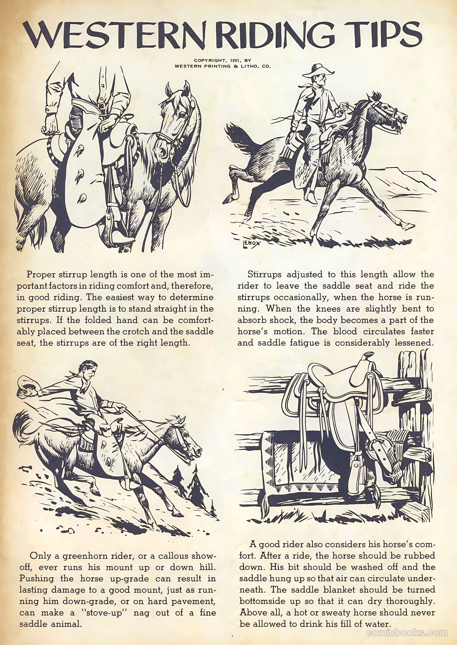 Buck Jones #5 (1952) — page 35 of 36