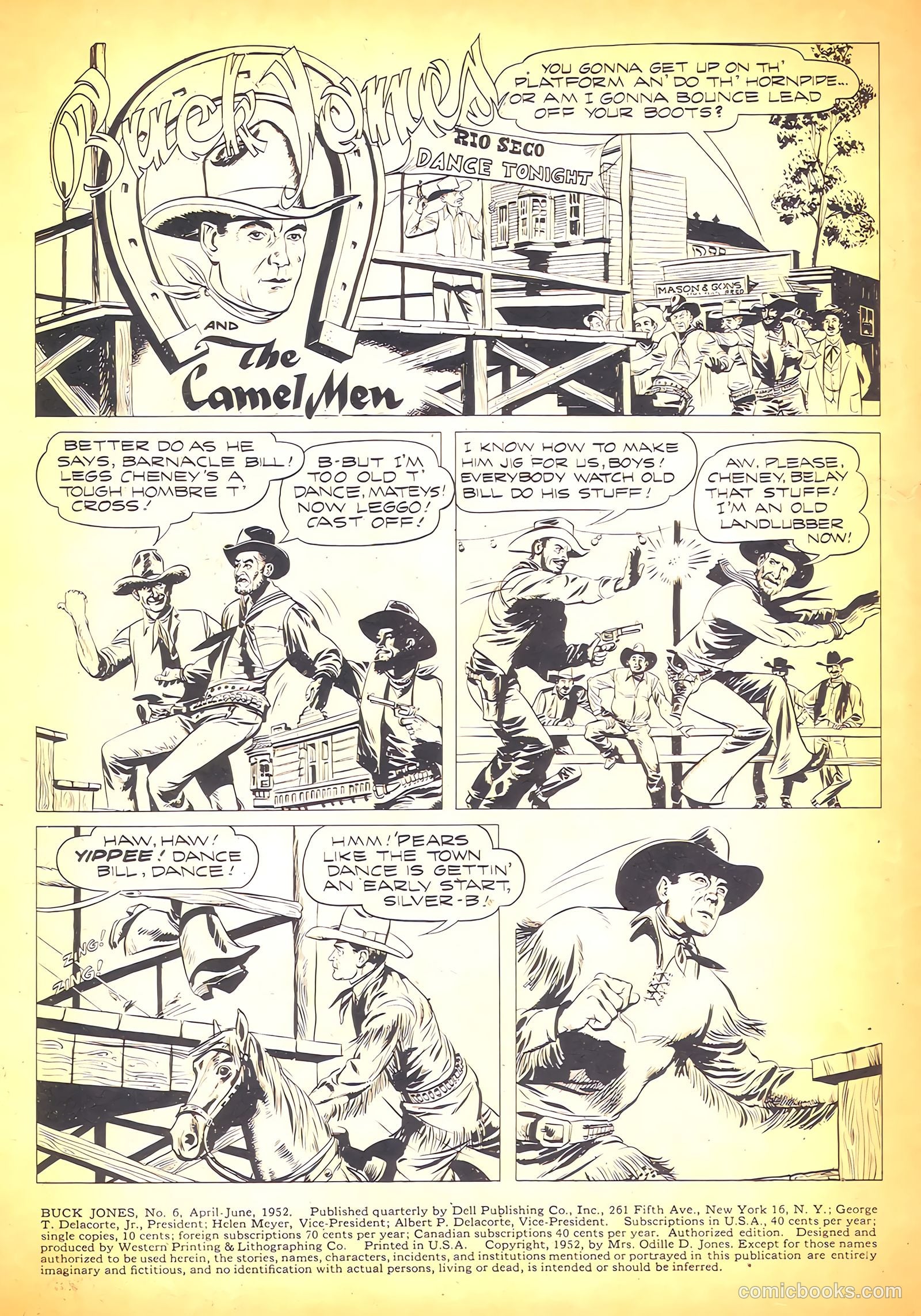 Buck Jones #6 (1952) — page 2 of 36