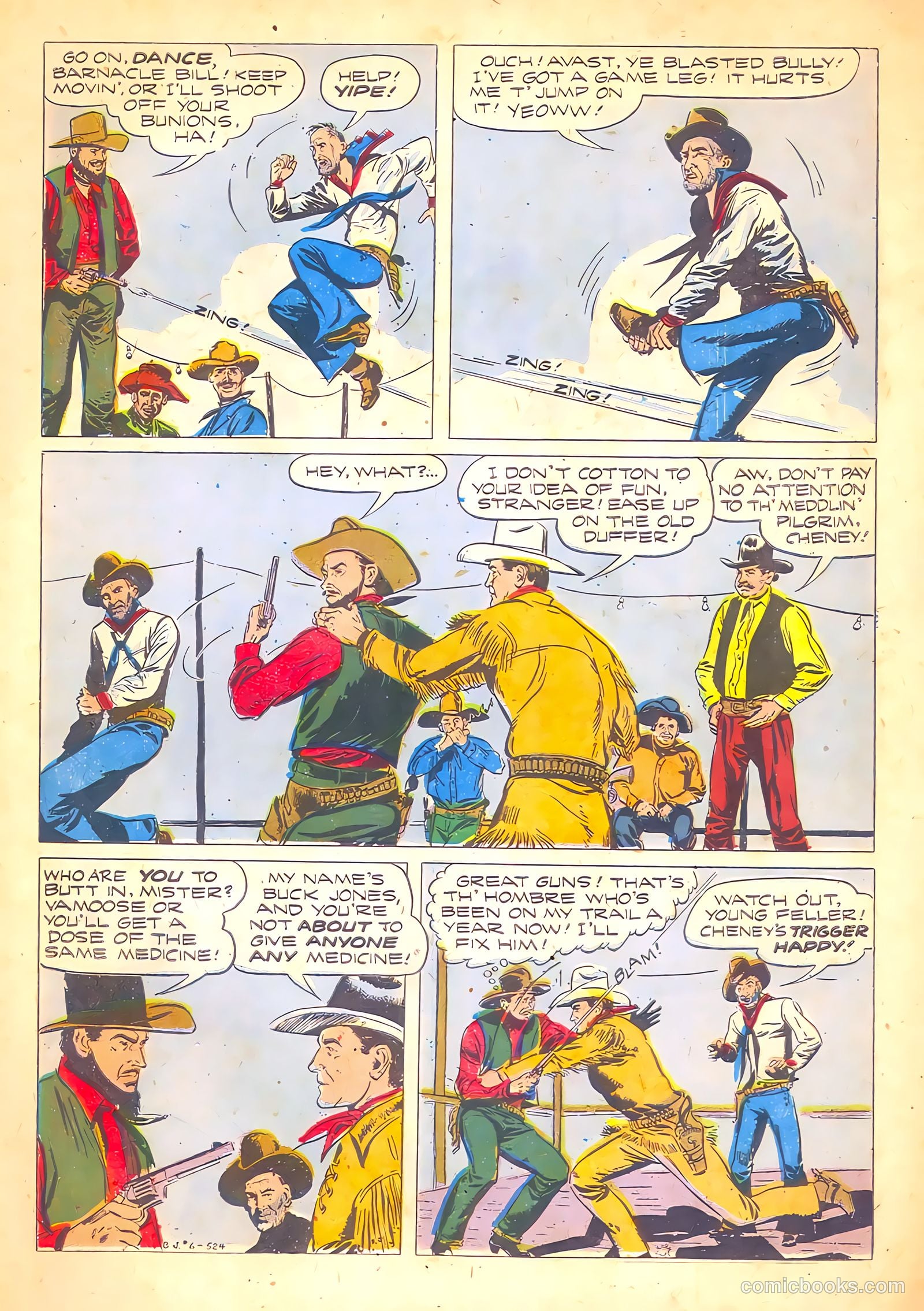 Buck Jones #6 (1952) — page 3 of 36
