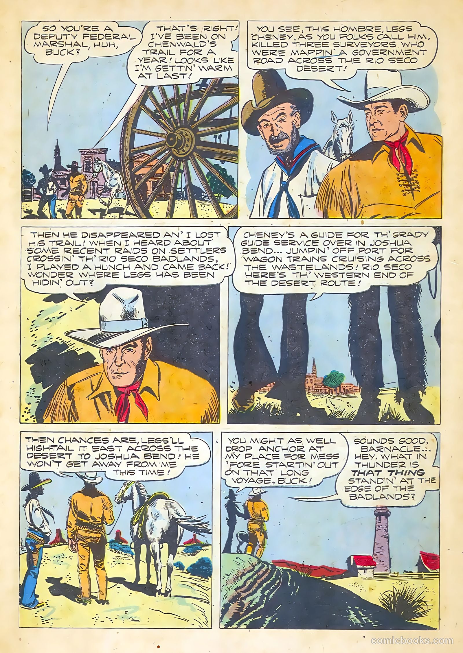 Buck Jones #6 (1952) — page 6 of 36