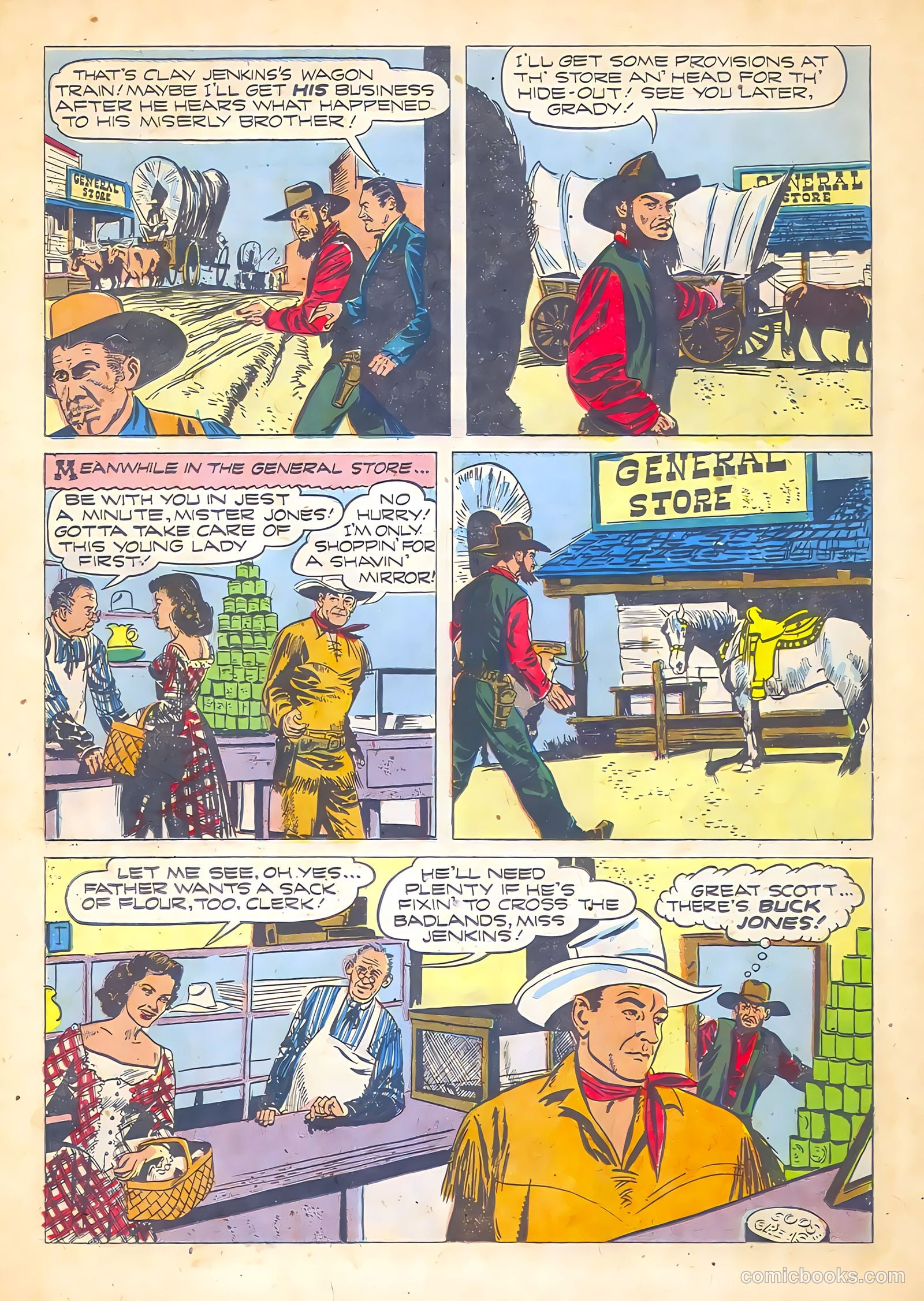 Buck Jones #6 (1952) — page 14 of 36