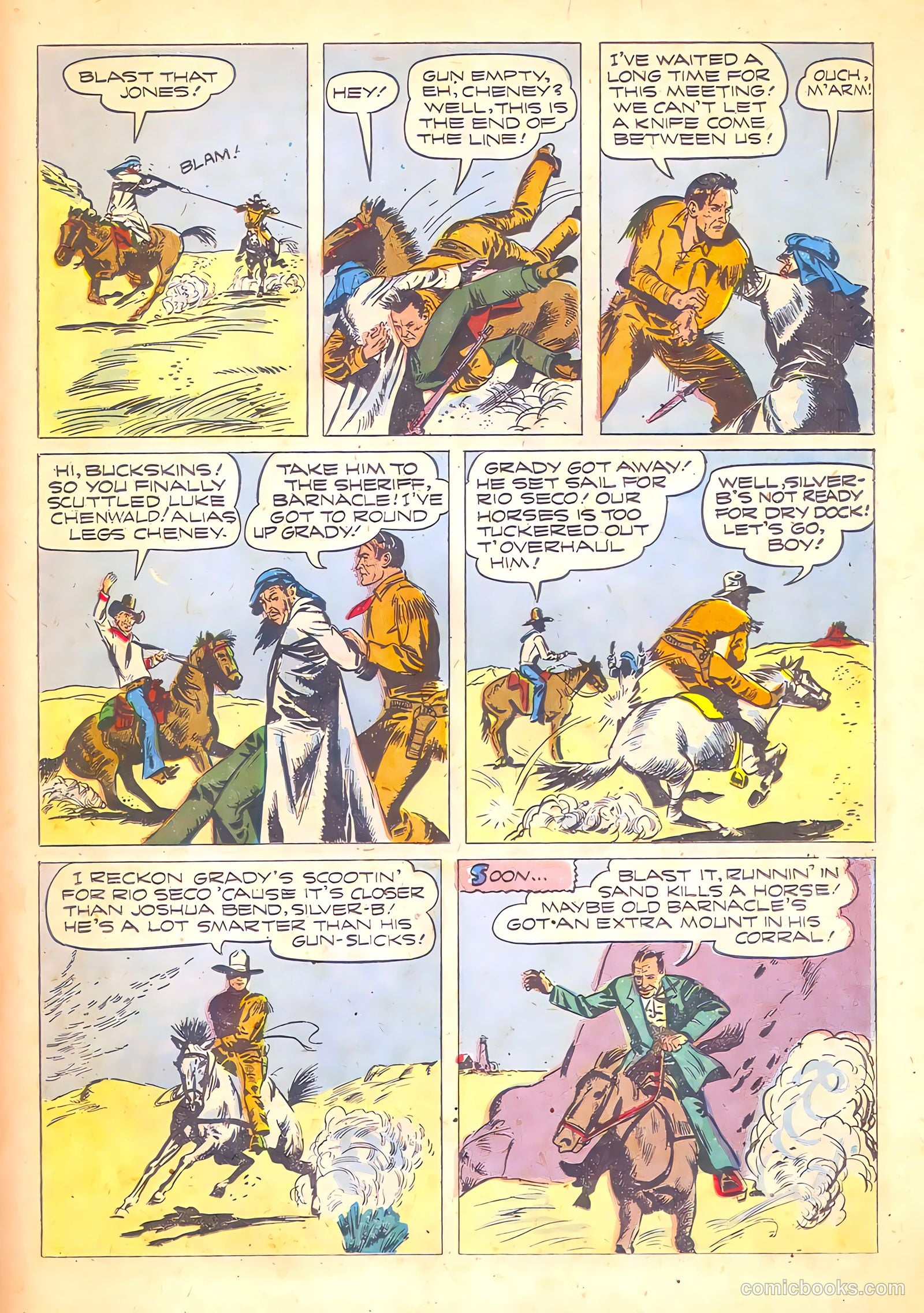 Buck Jones #6 (1952) — page 23 of 36