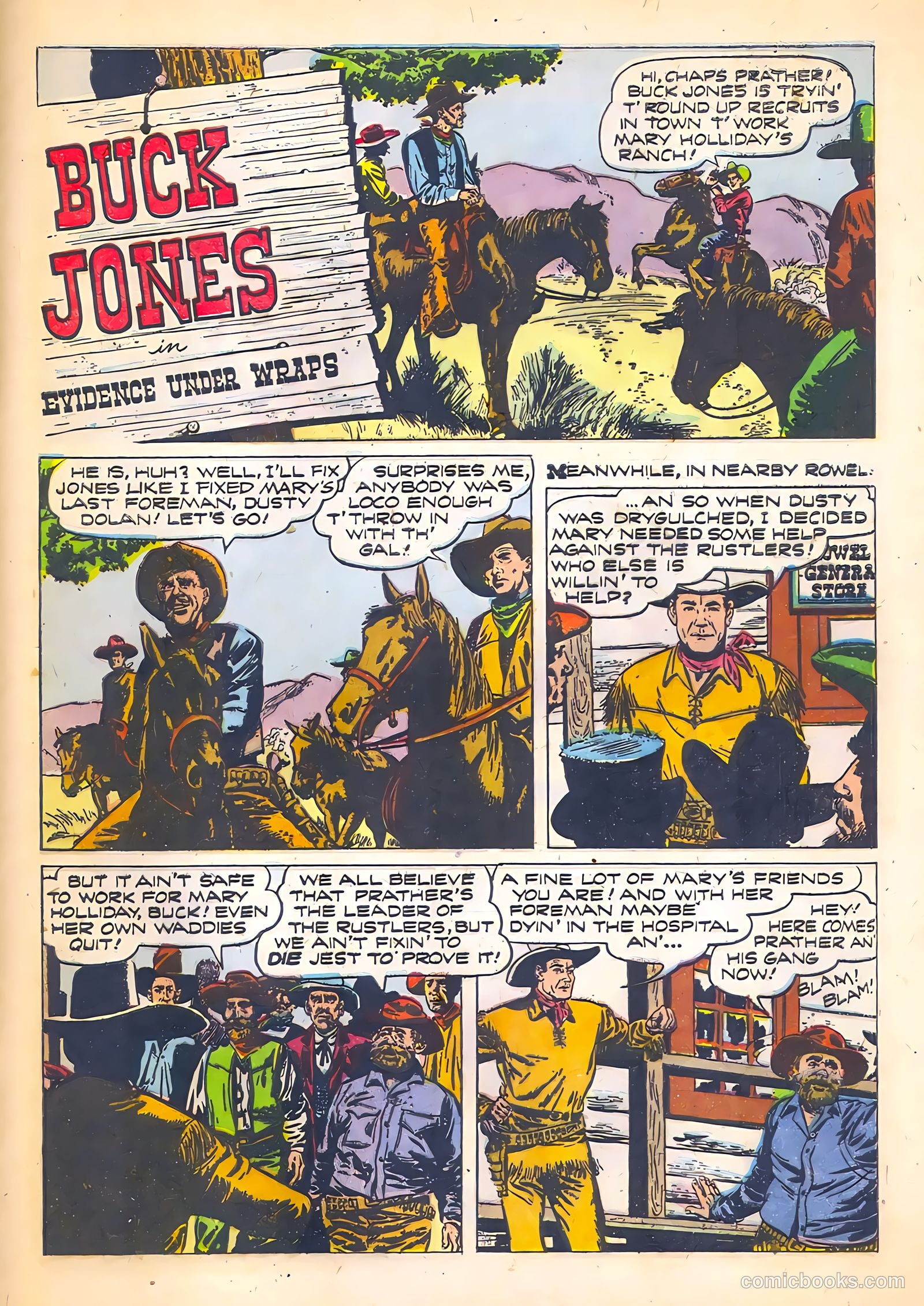 Buck Jones #6 (1952) — page 29 of 36
