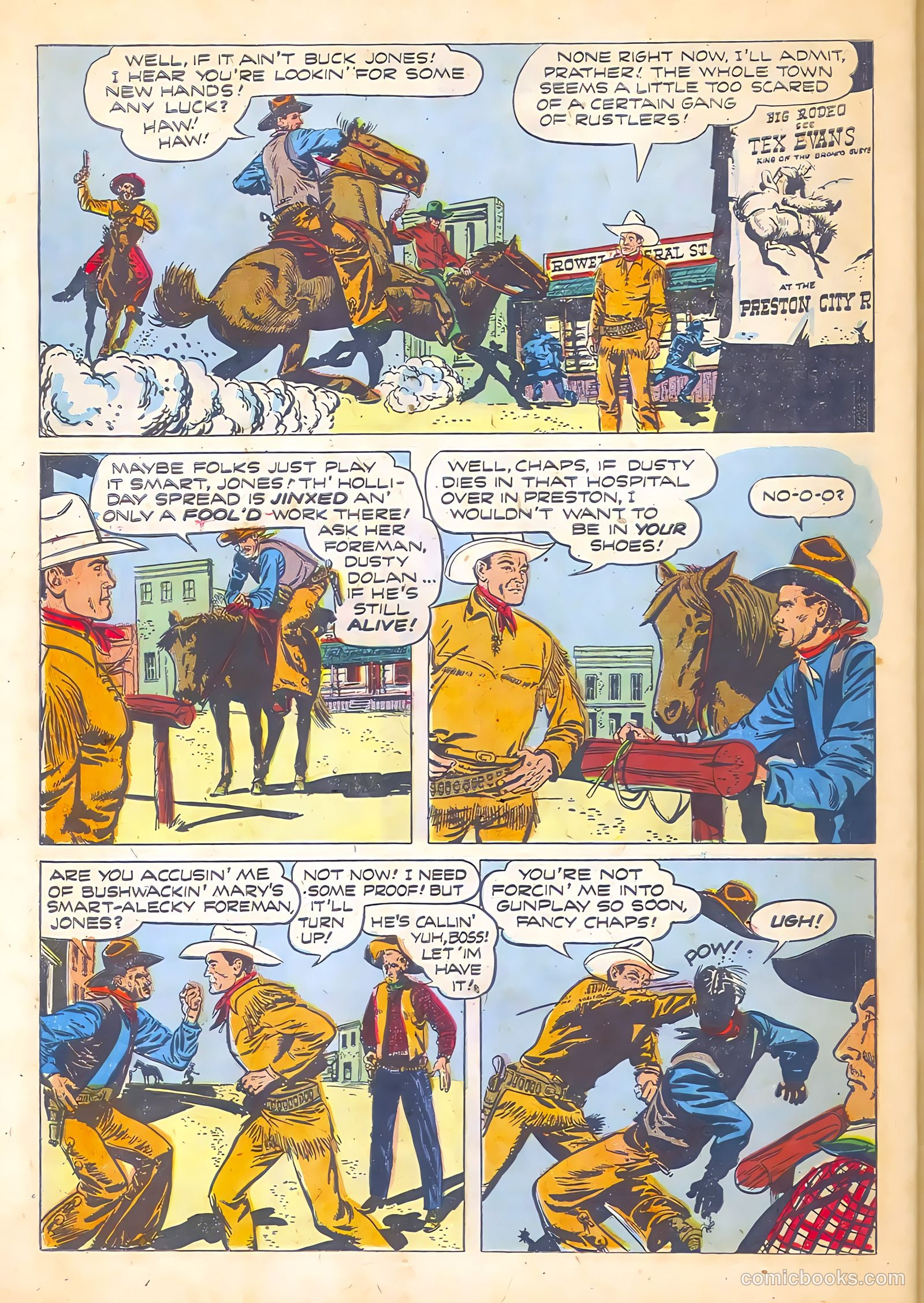 Buck Jones #6 (1952) — page 30 of 36