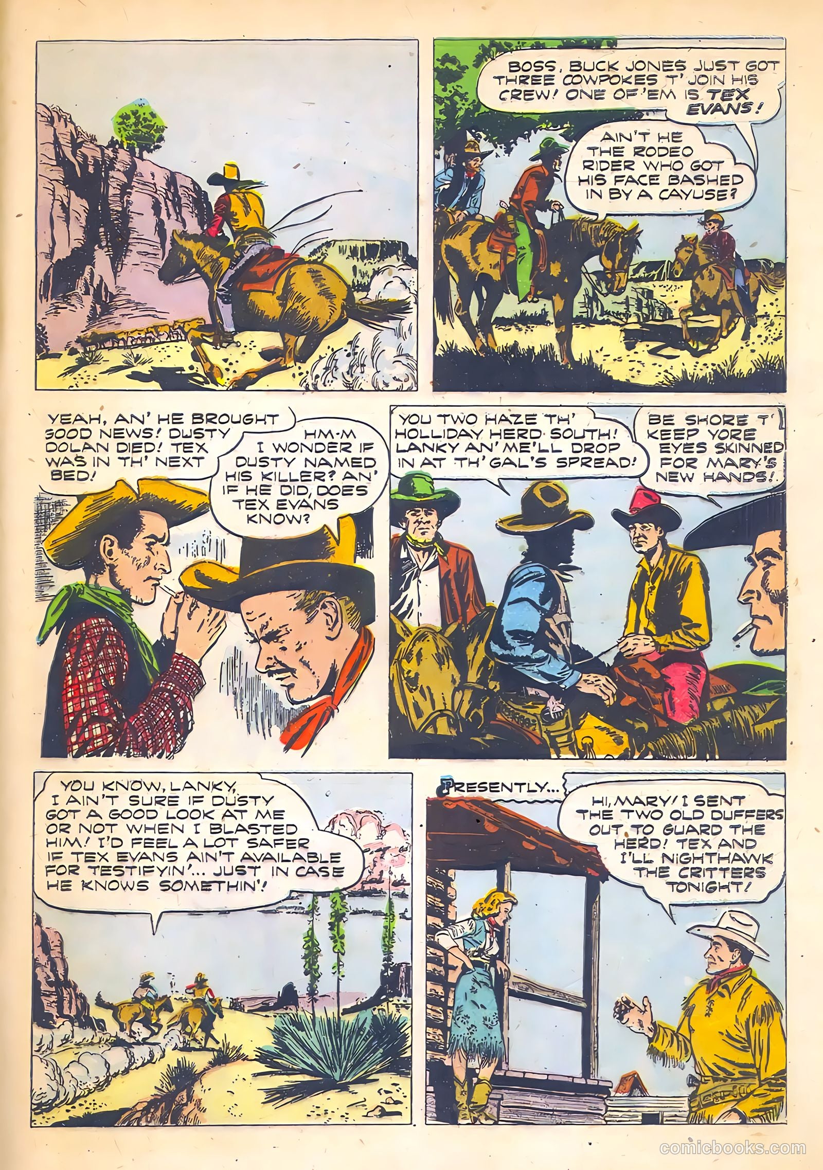 Buck Jones #6 (1952) — page 33 of 36