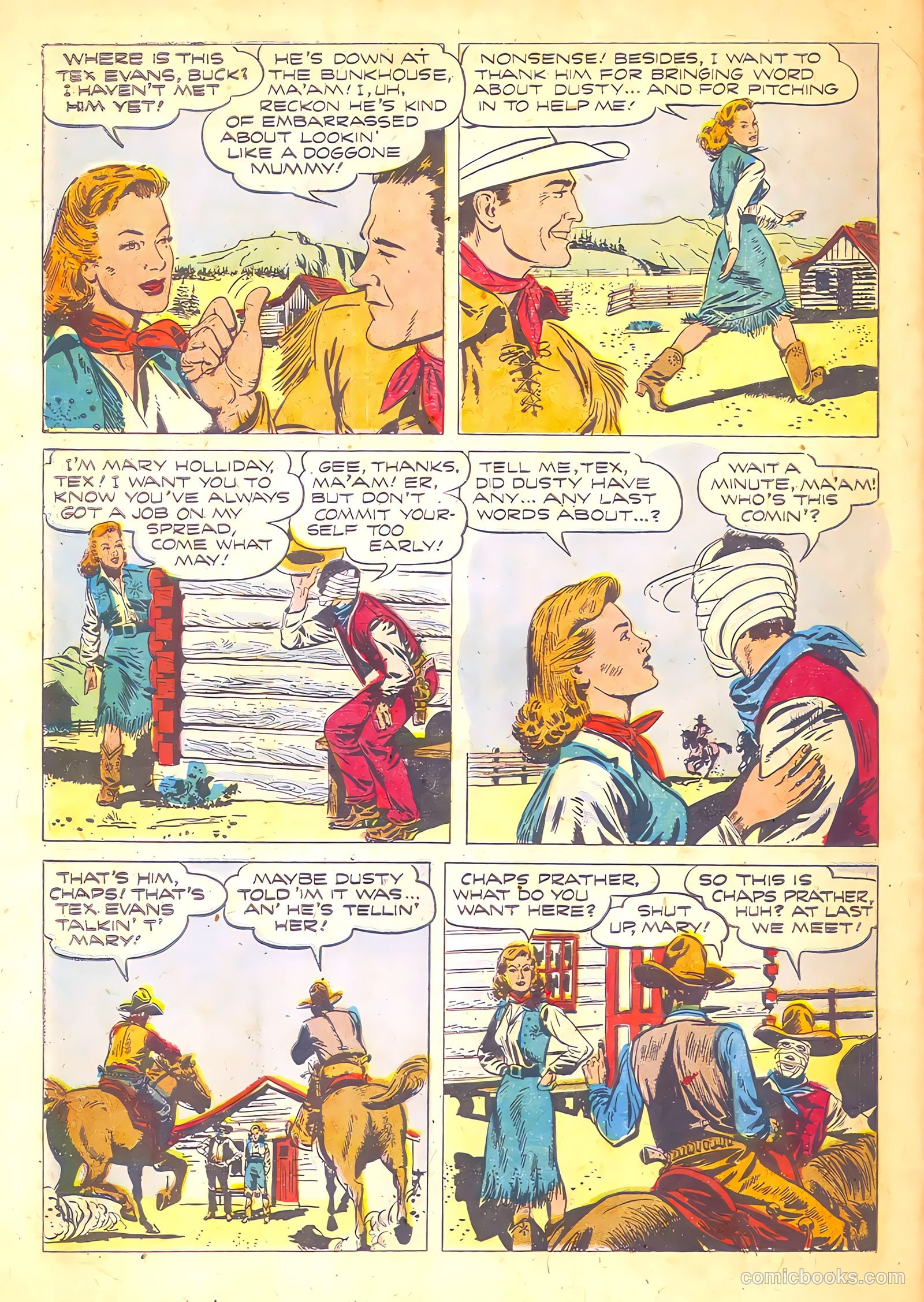 Buck Jones #6 (1952) — page 34 of 36