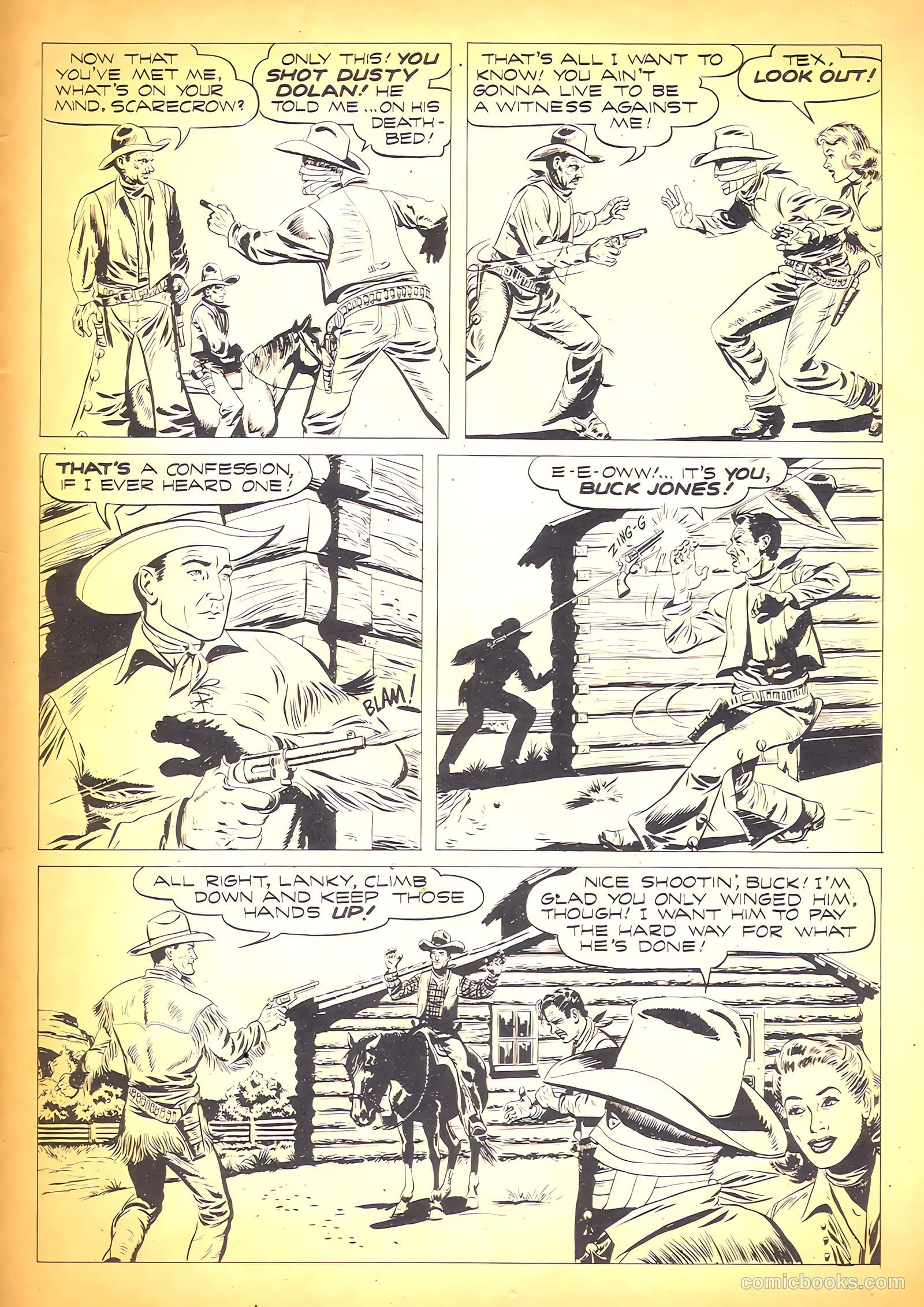 Buck Jones #6 (1952) — page 35 of 36