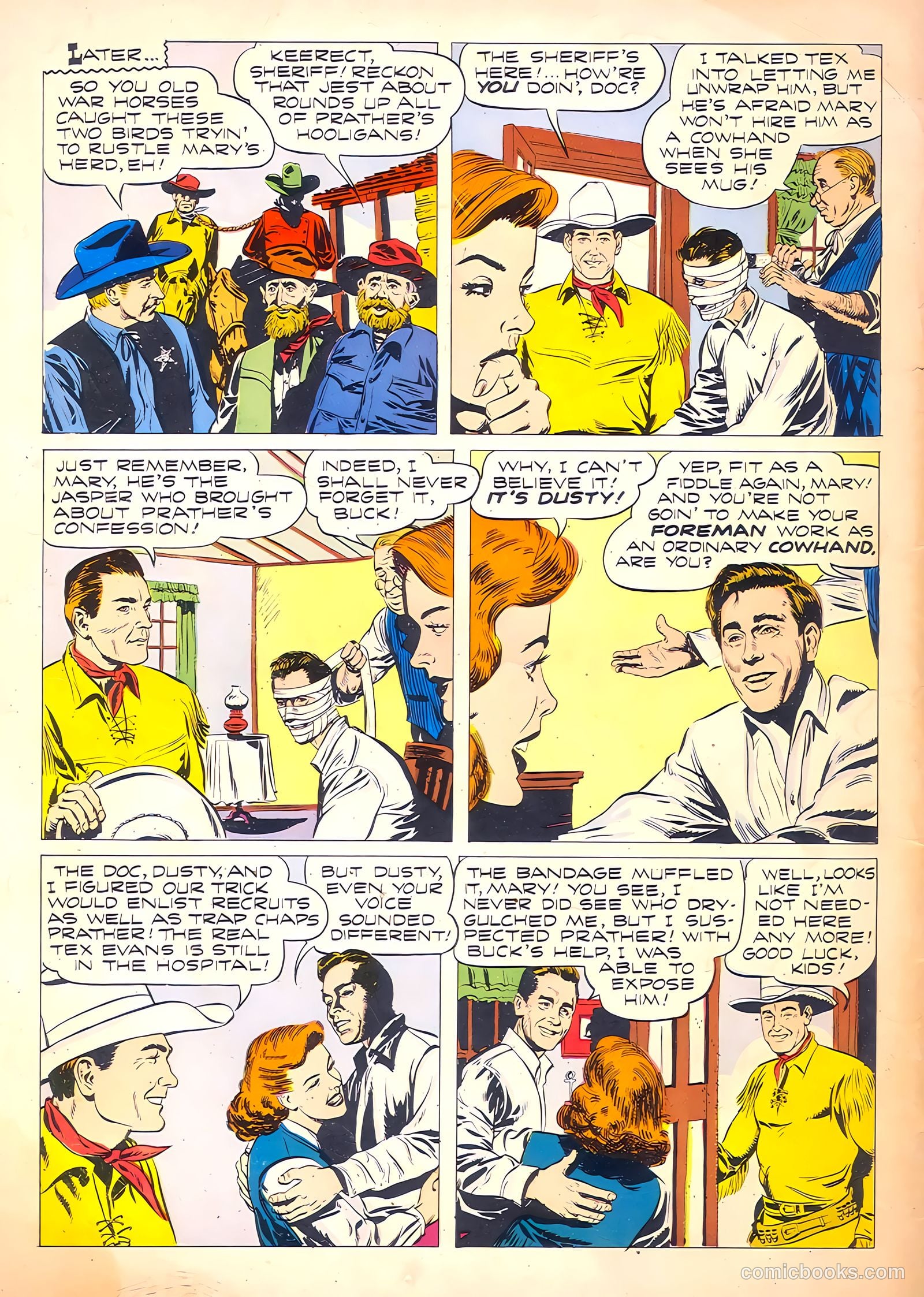 Buck Jones #6 (1952) — page 36 of 36