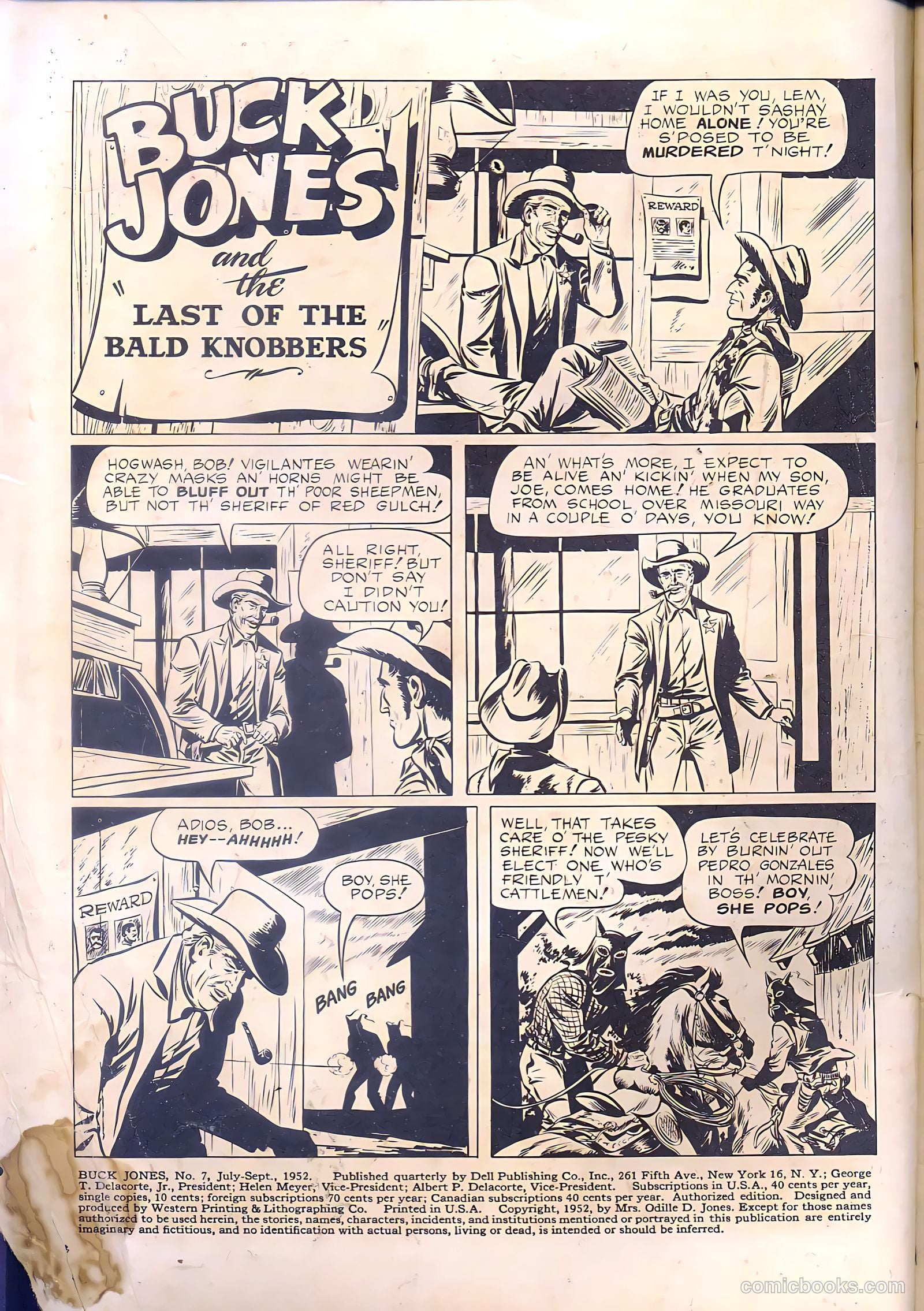 Buck Jones #7 (1952) — page 2 of 36