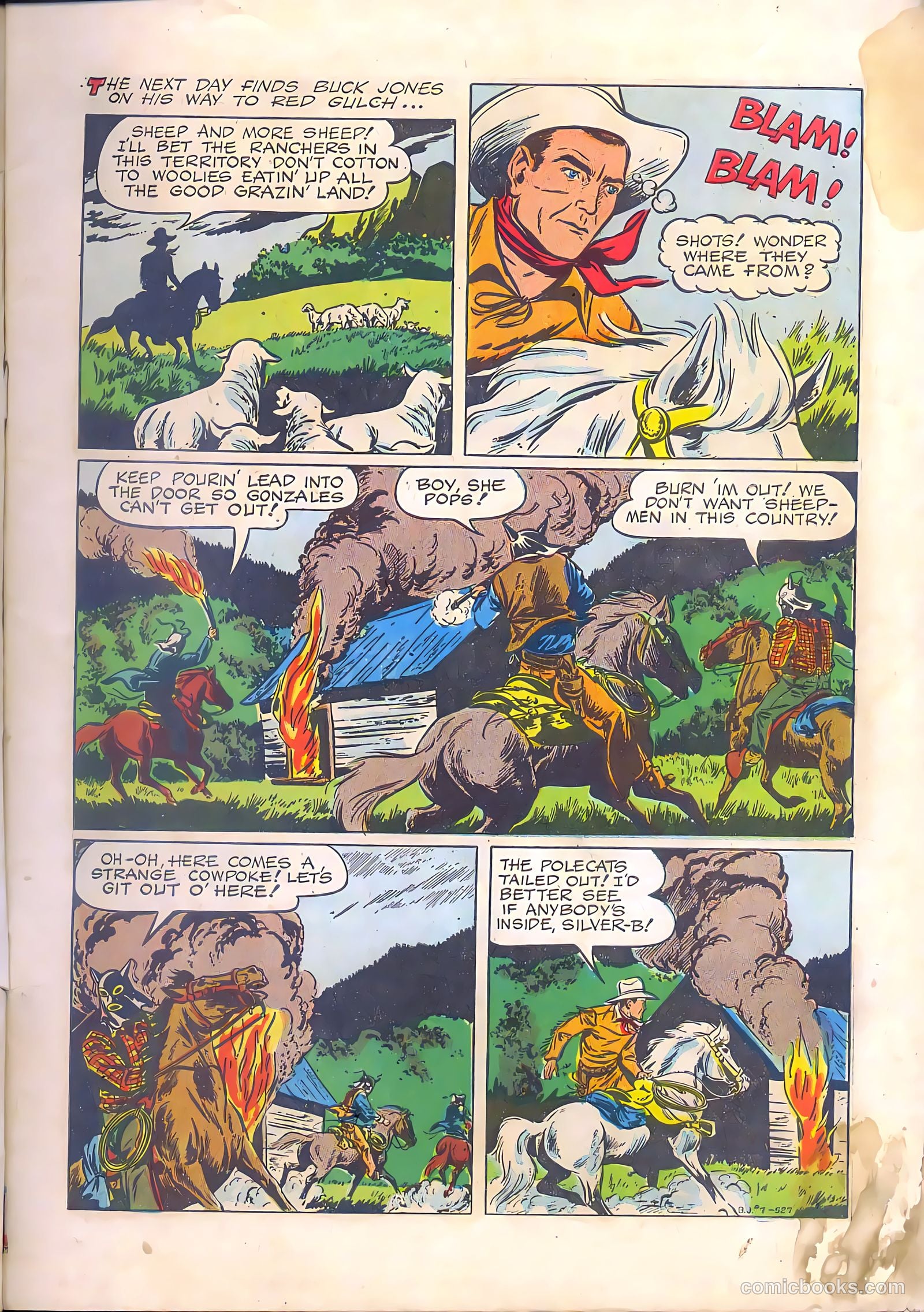 Buck Jones #7 (1952) — page 3 of 36