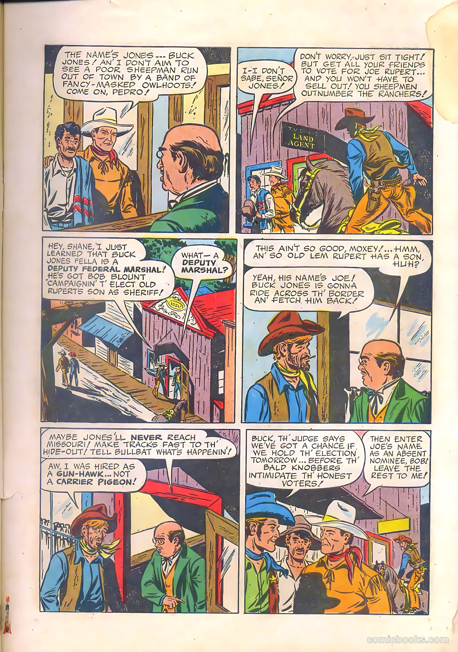 Buck Jones #7 (1952) — page 7 of 36