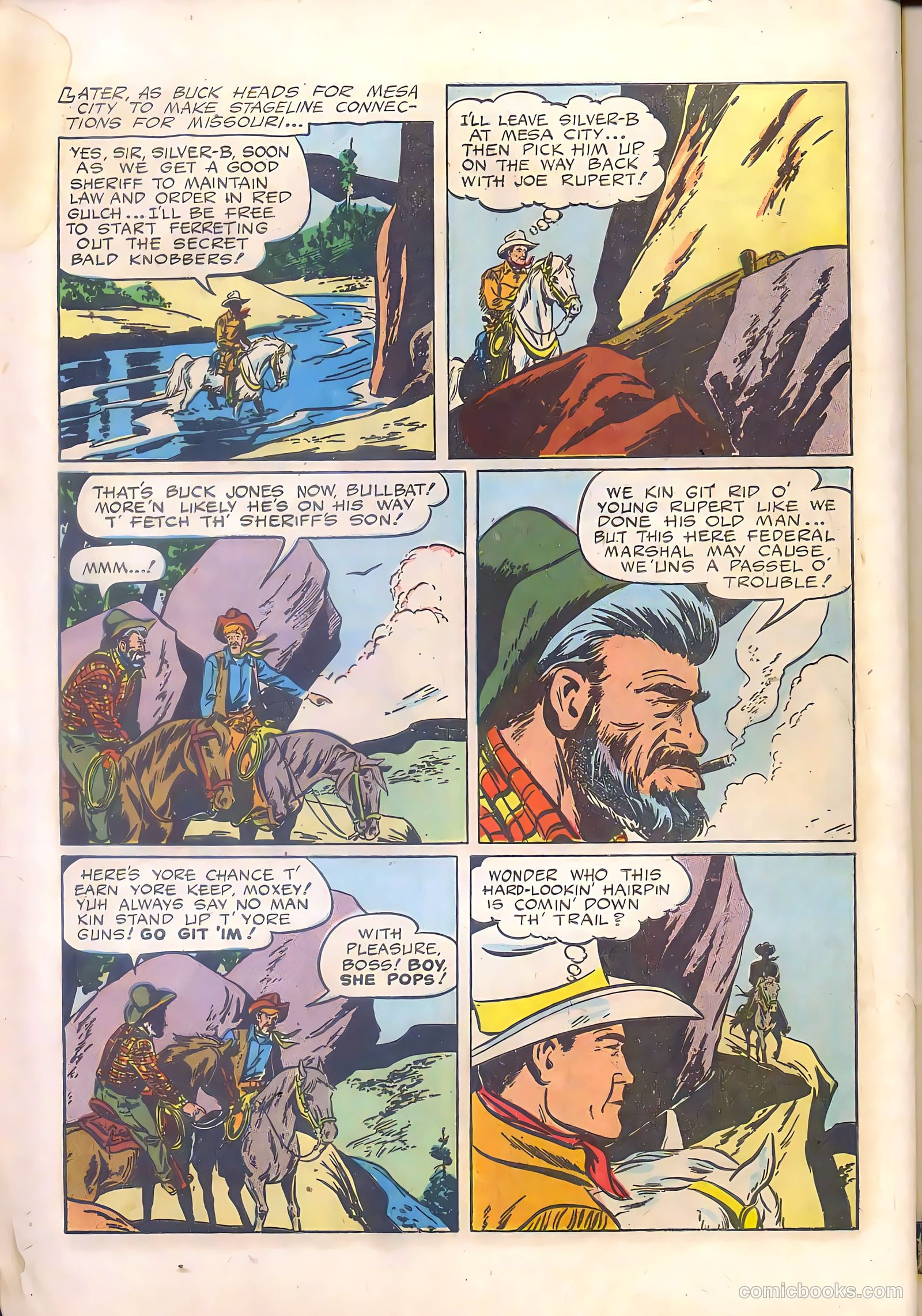 Buck Jones #7 (1952) — page 8 of 36