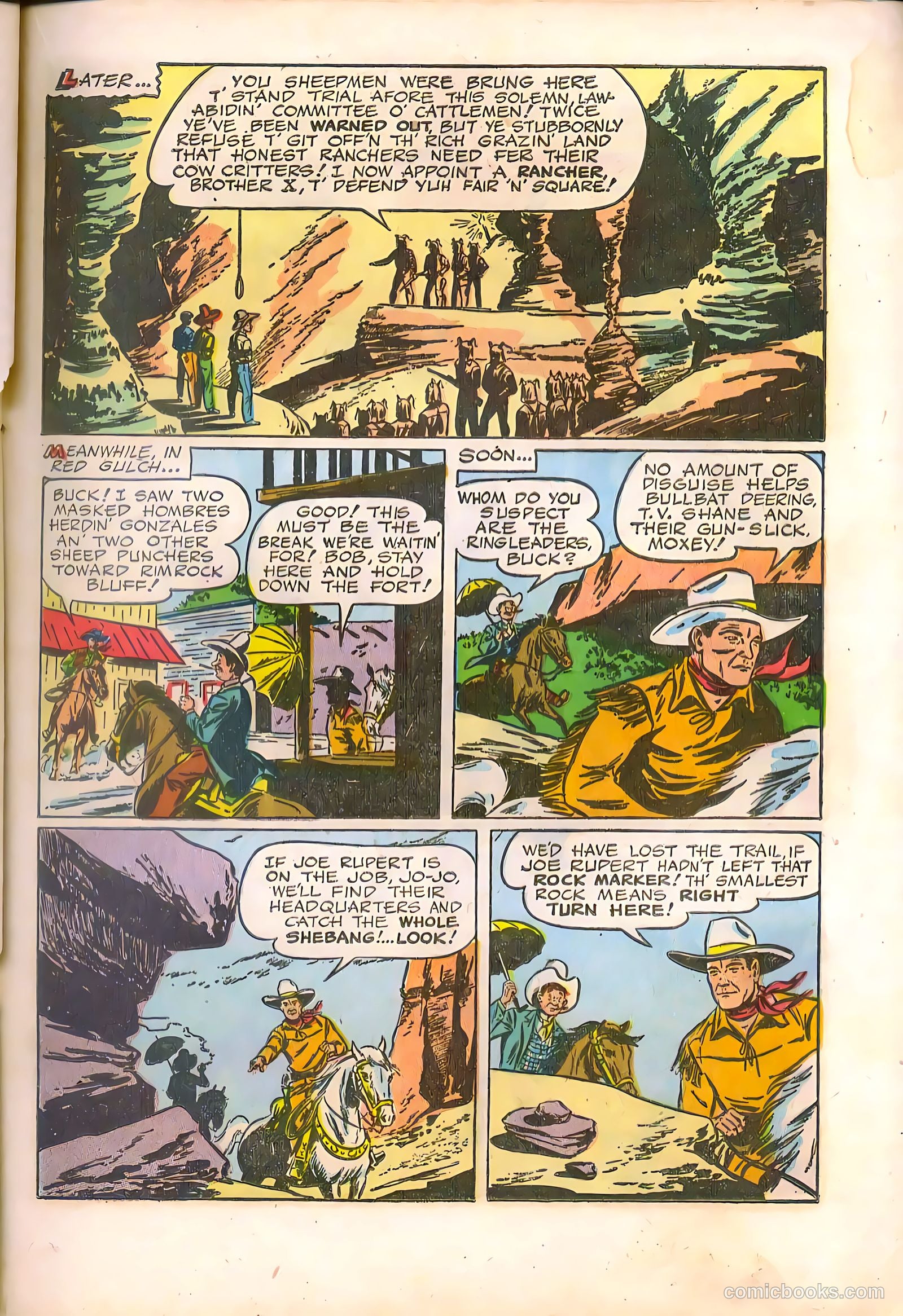Buck Jones #7 (1952) — page 21 of 36