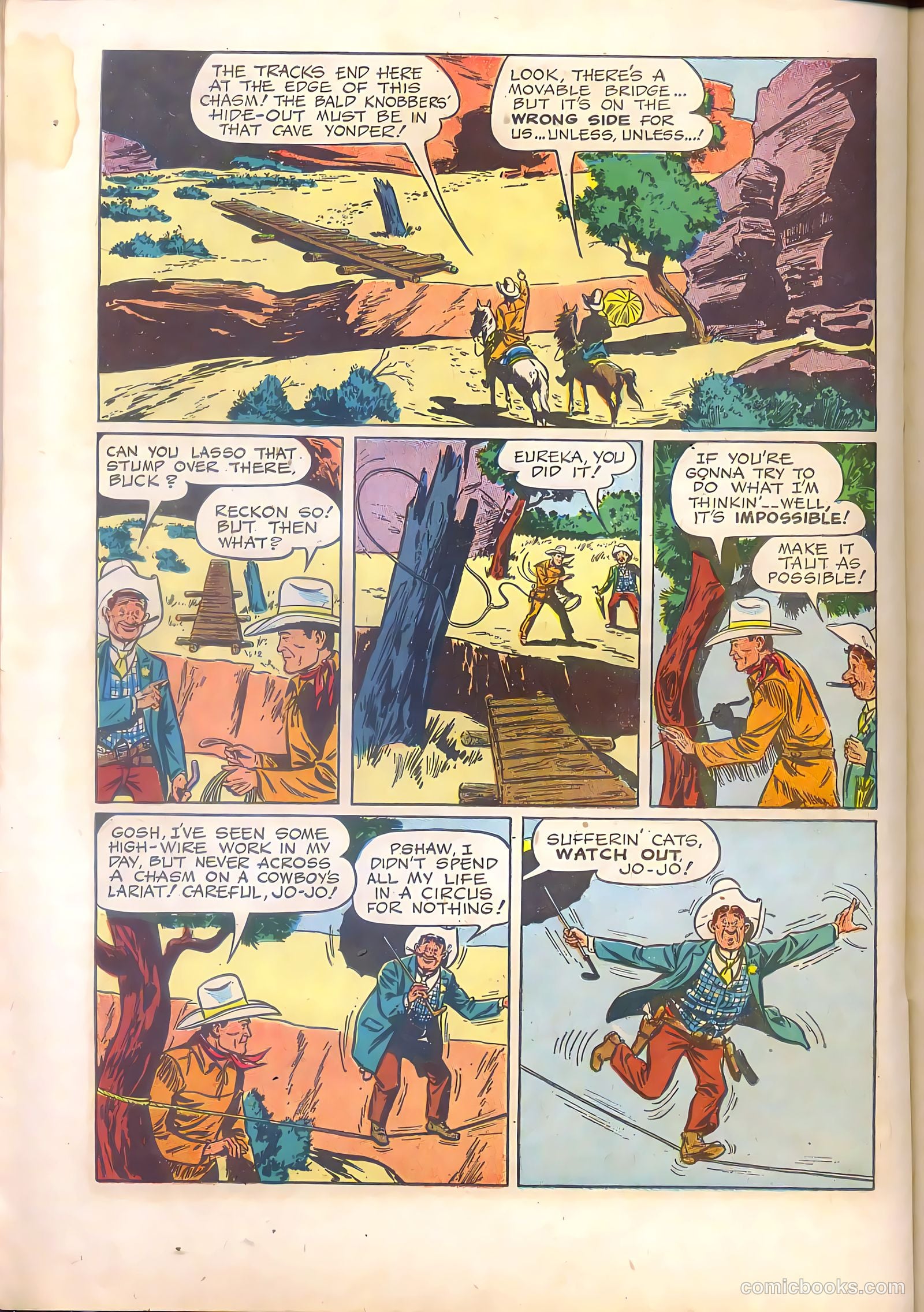 Buck Jones #7 (1952) — page 22 of 36