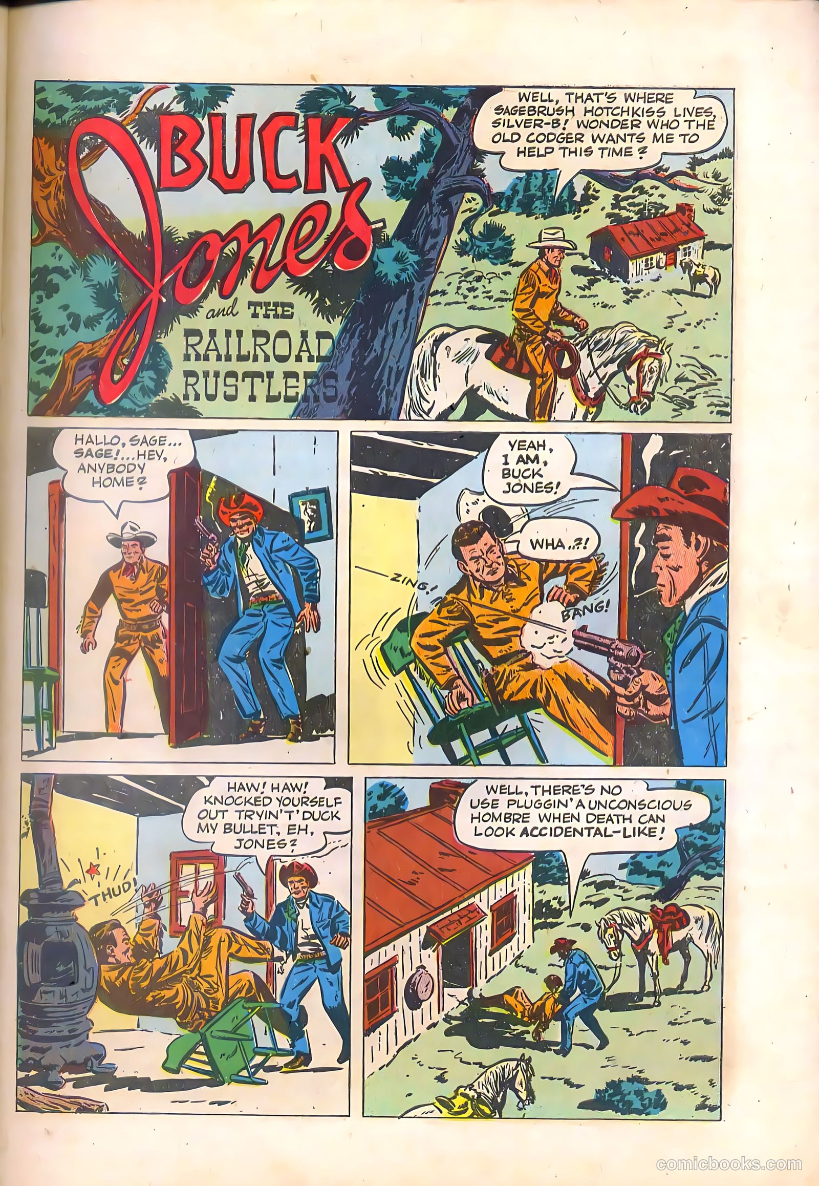 Buck Jones #7 (1952) — page 27 of 36