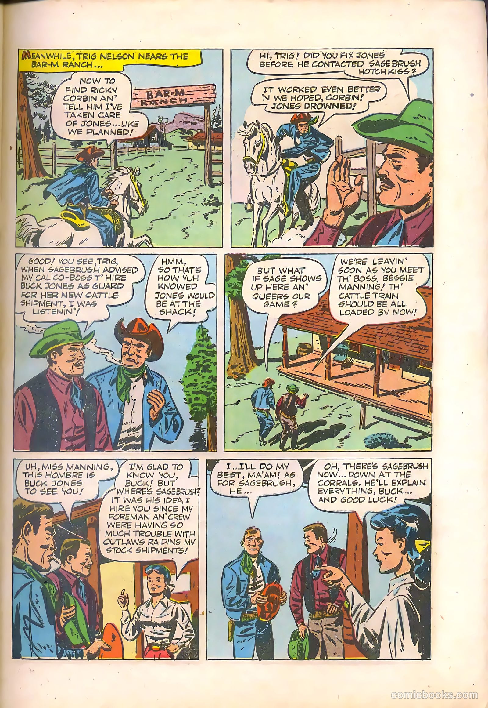 Buck Jones #7 (1952) — page 29 of 36