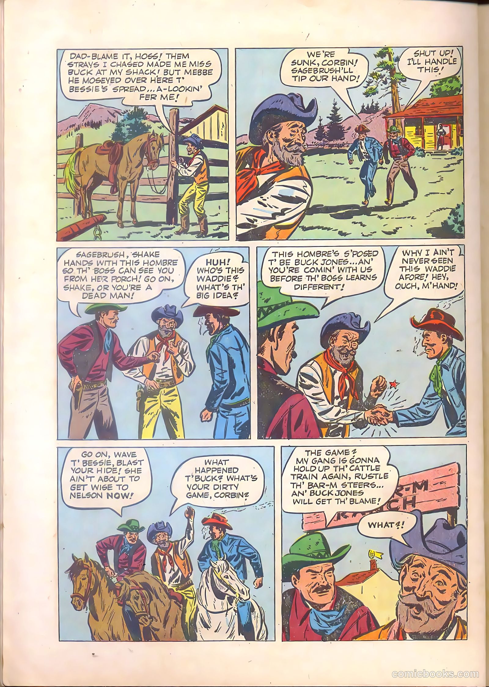Buck Jones #7 (1952) — page 30 of 36