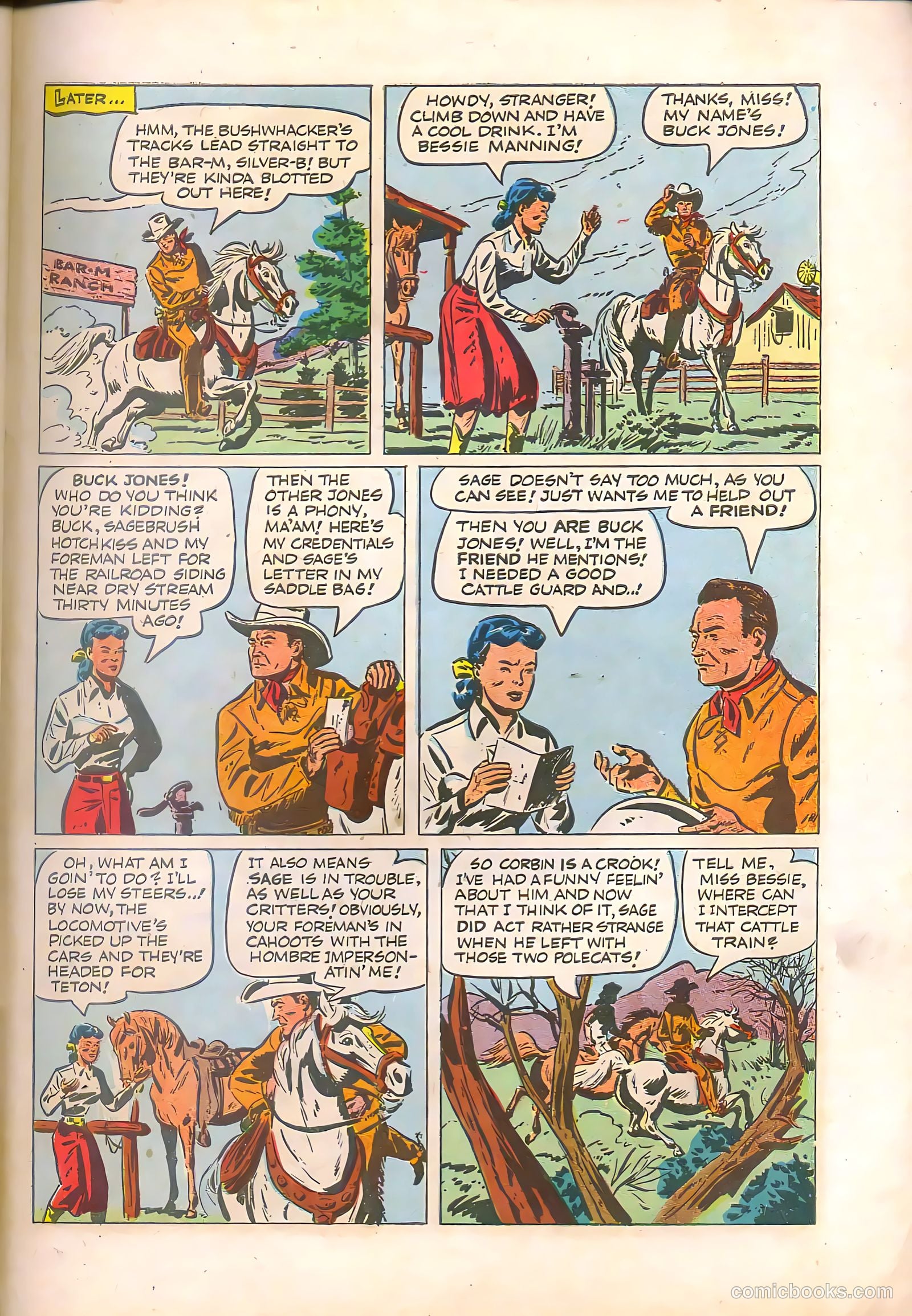 Buck Jones #7 (1952) — page 31 of 36