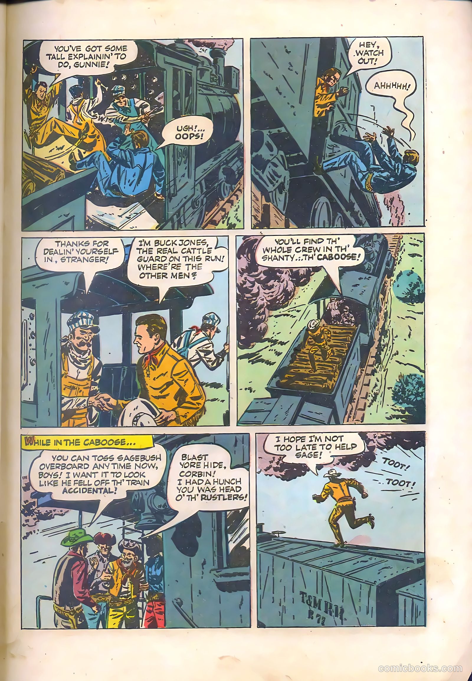 Buck Jones #7 (1952) — page 33 of 36