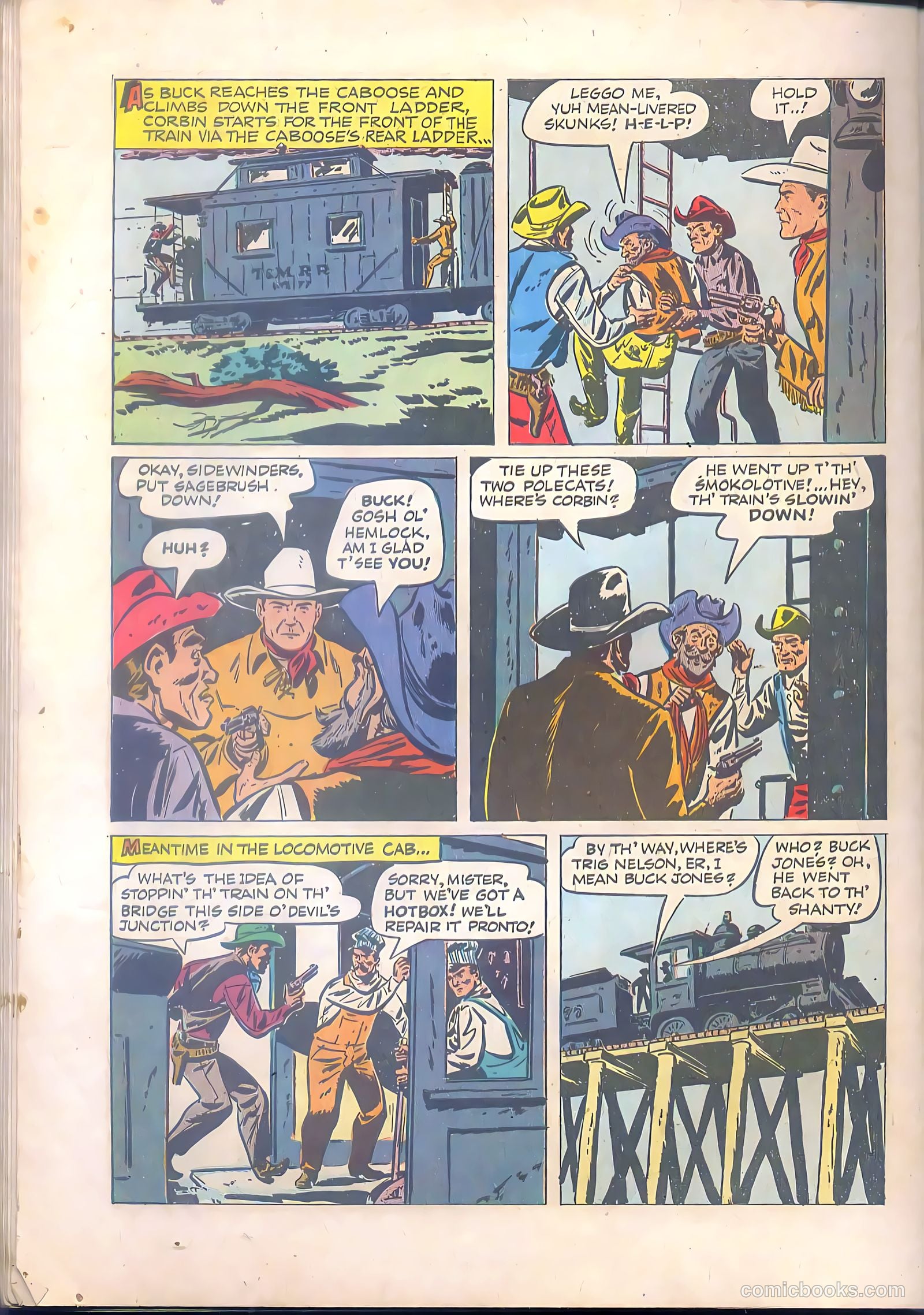Buck Jones #7 (1952) — page 34 of 36