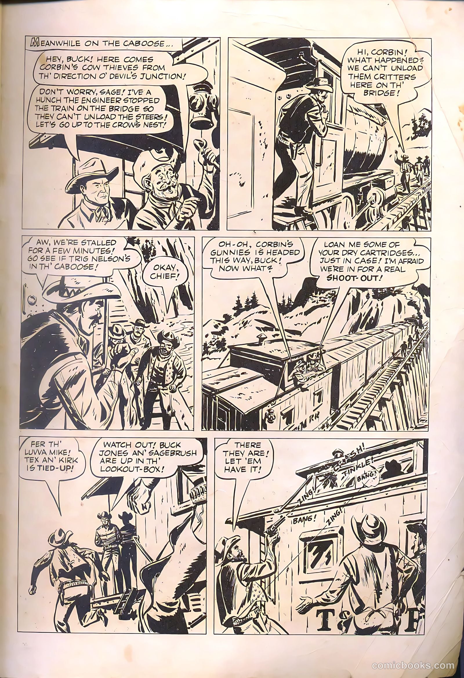 Buck Jones #7 (1952) — page 35 of 36