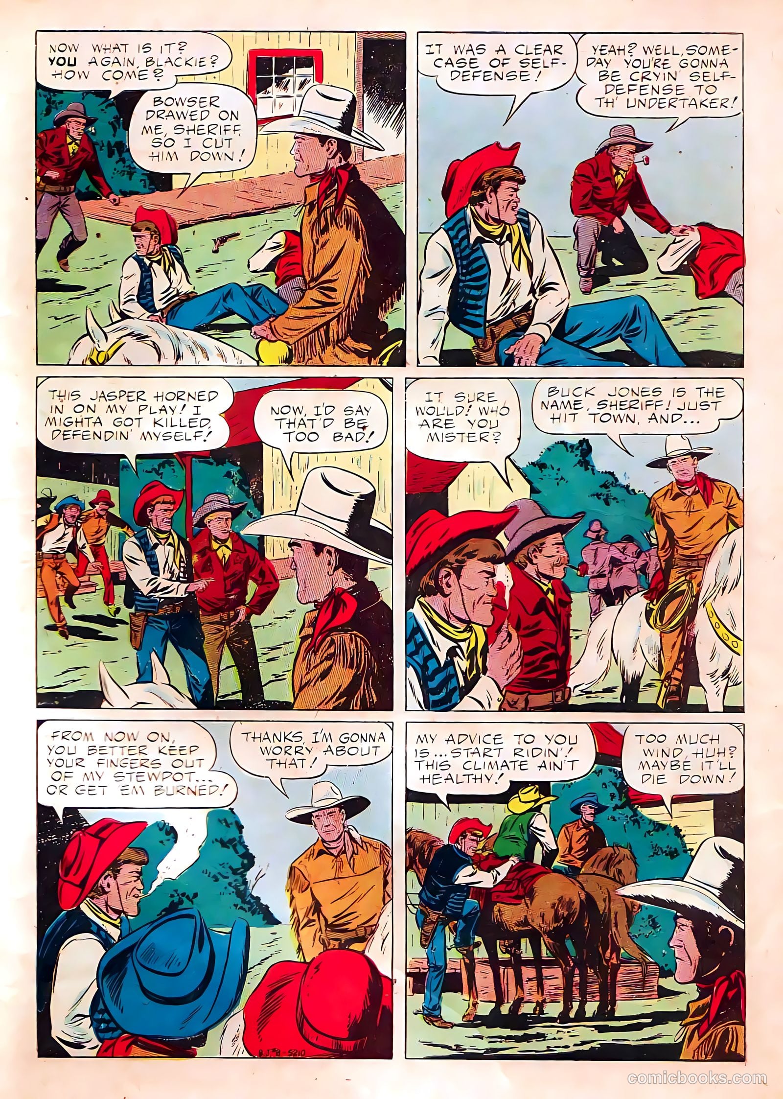 Buck Jones #8 (1952) — page 3 of 35