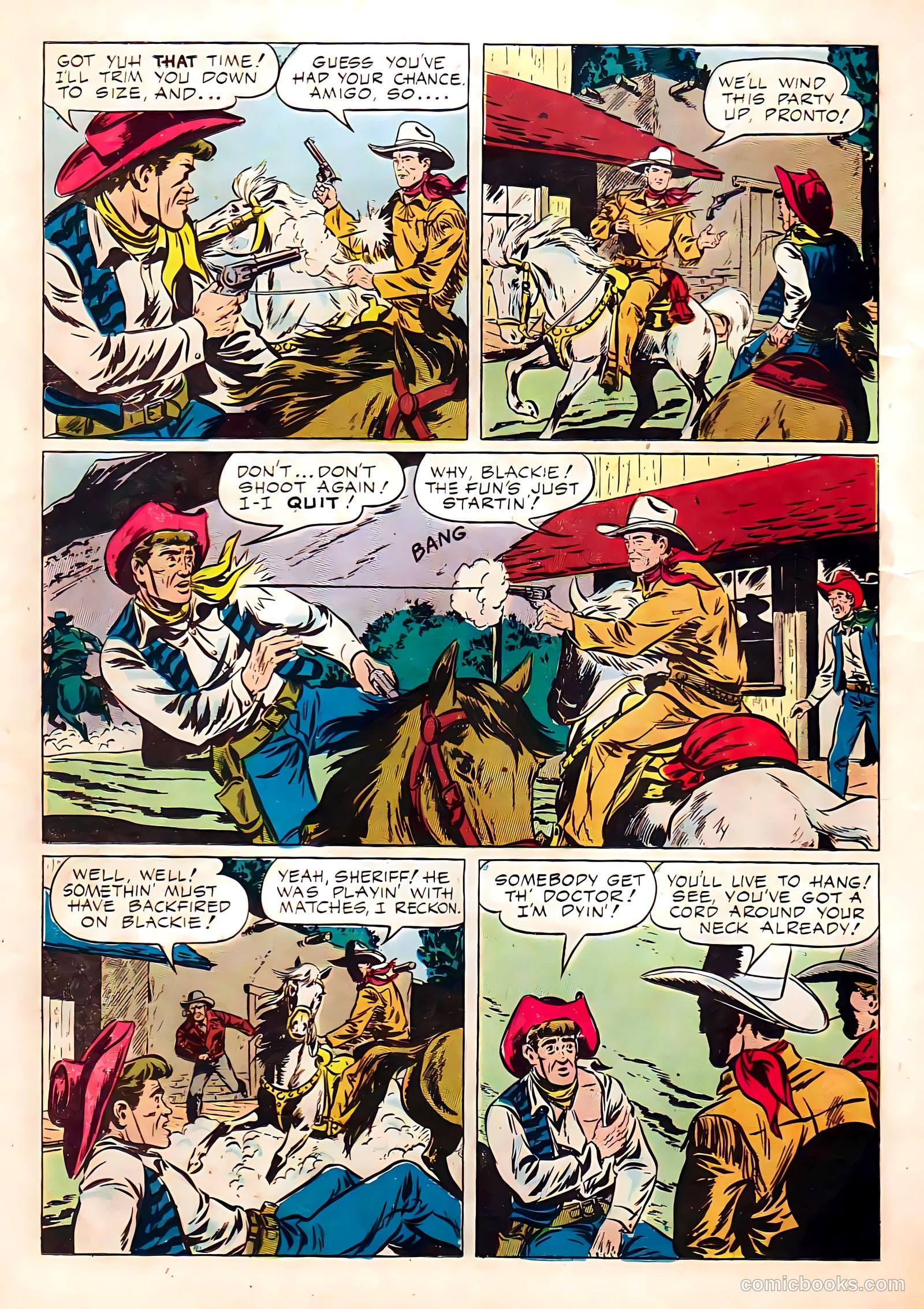 Buck Jones #8 (1952) — page 22 of 35