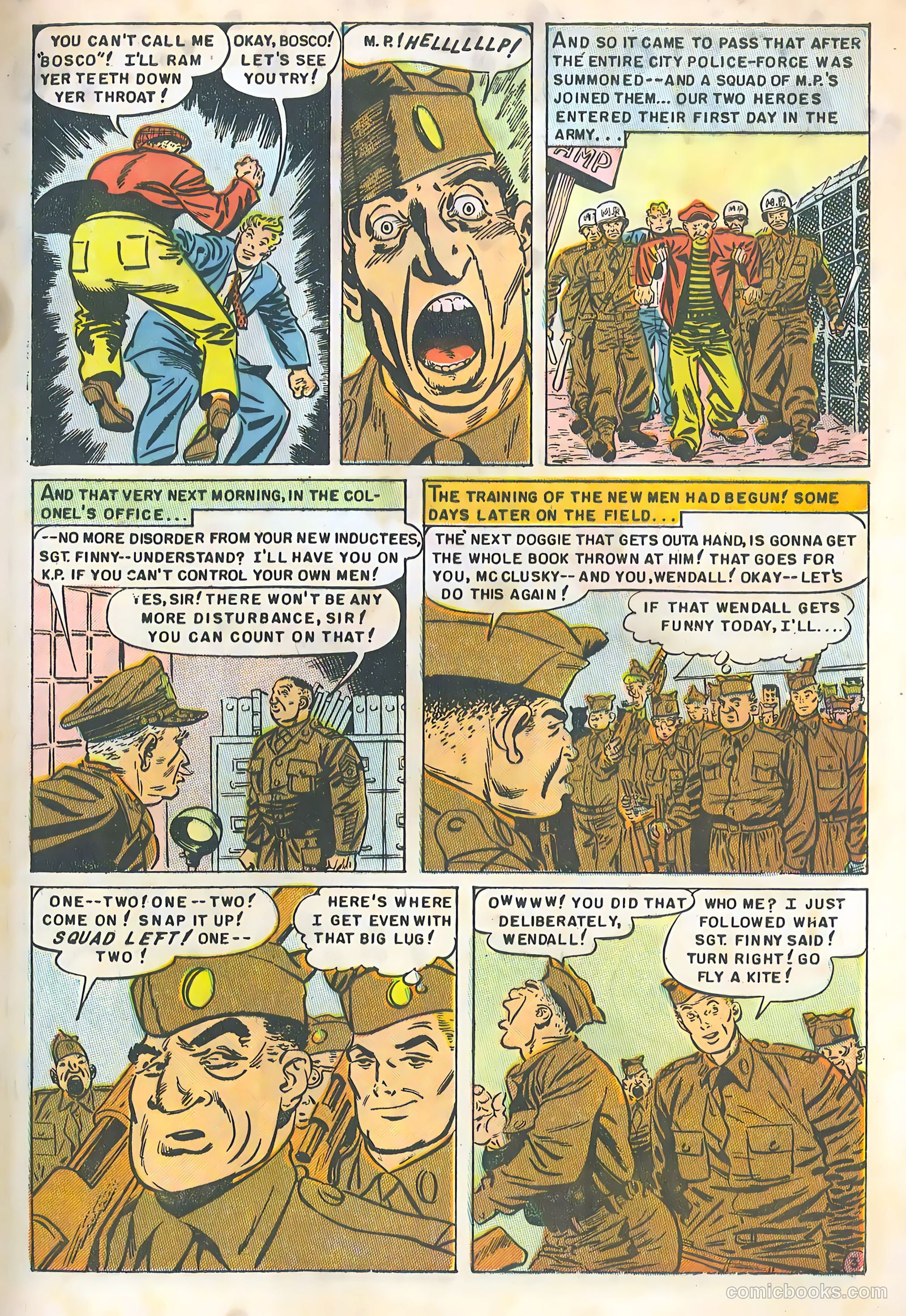 Buddies in the U.S. Army #1 (1952) — page 5 of 36